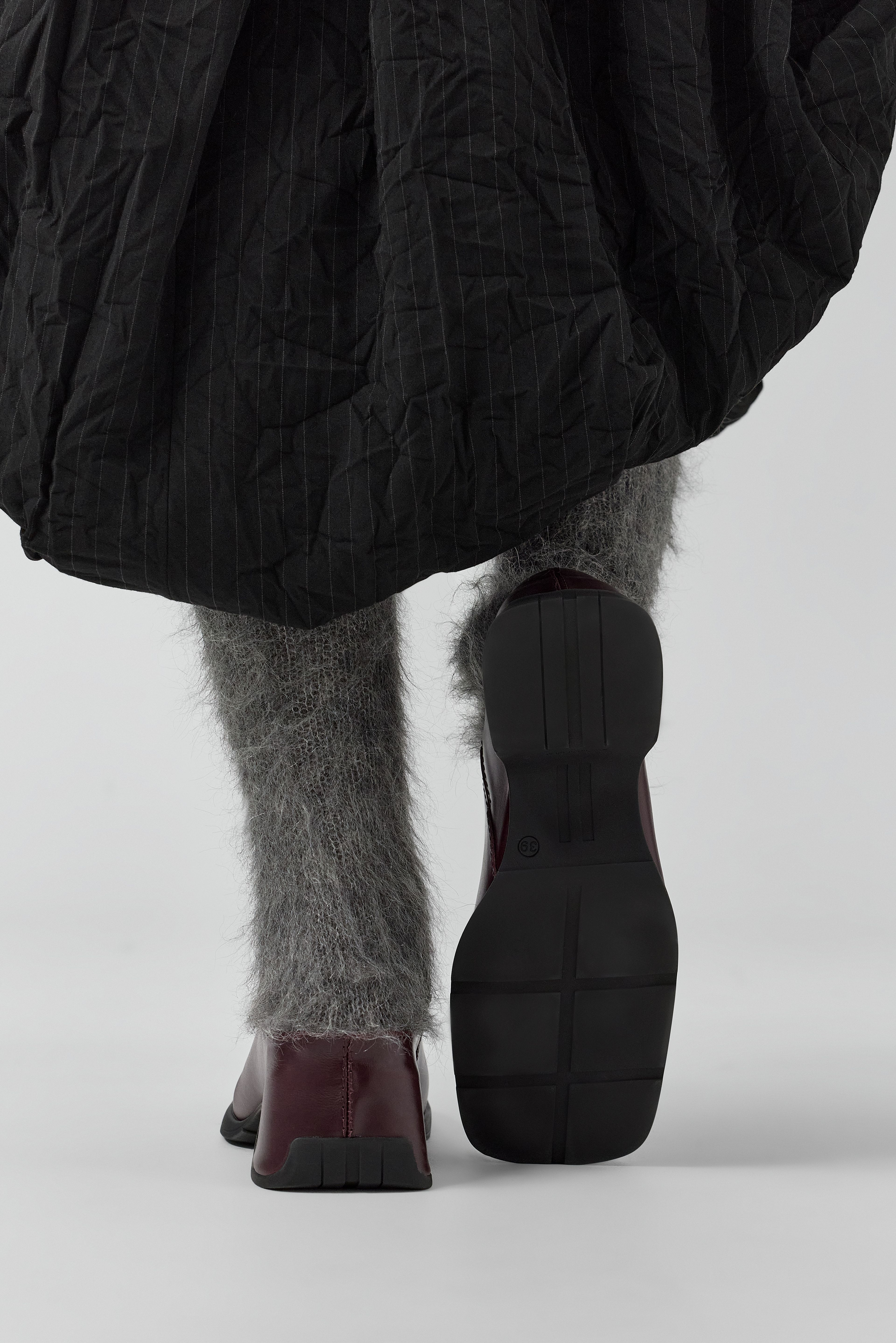 Amoy Burgundy Mules | Miista | Designed & Handmade in Europe