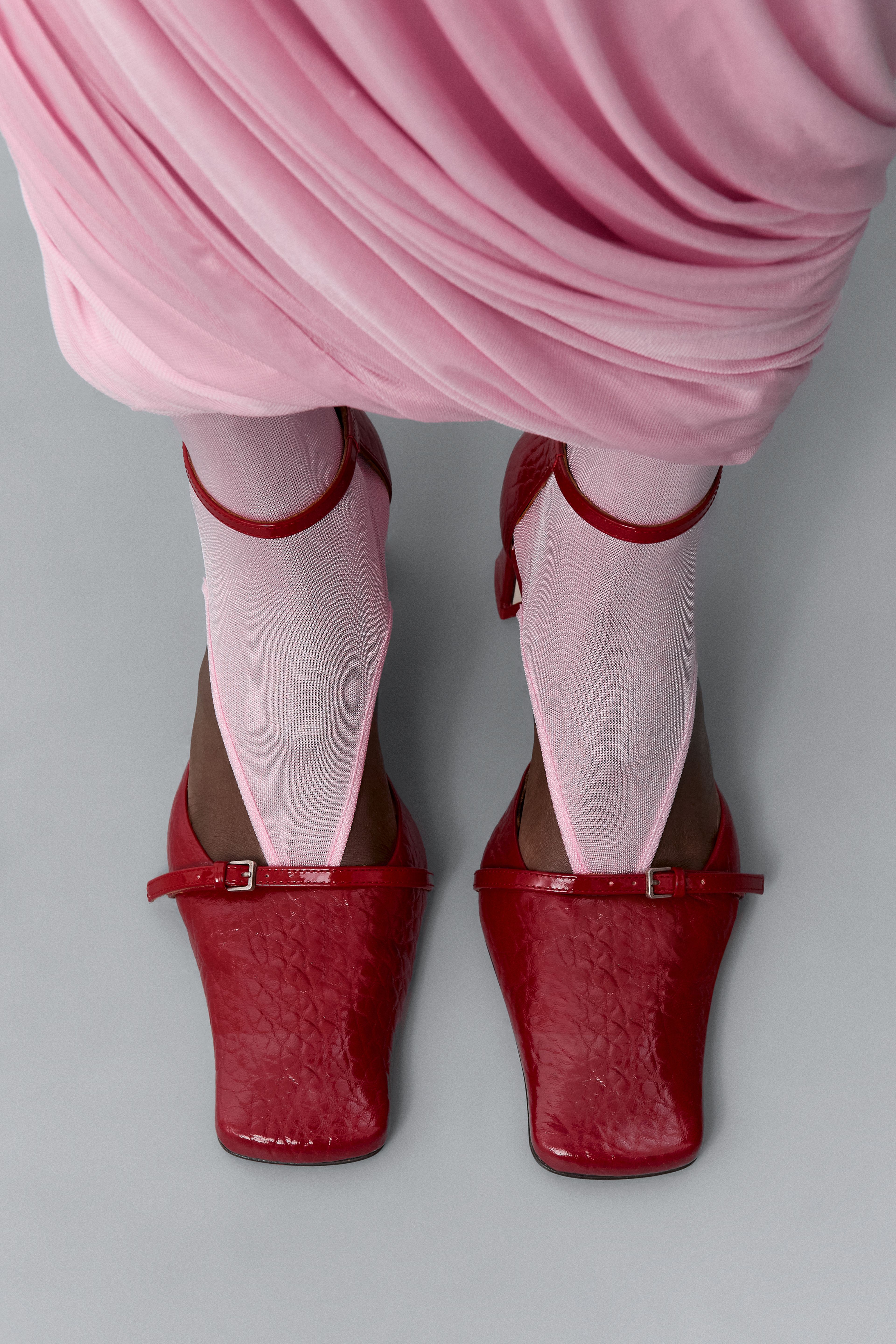 Andie Pink Stretch Socks | Miista | Designed & Handmade in Europe