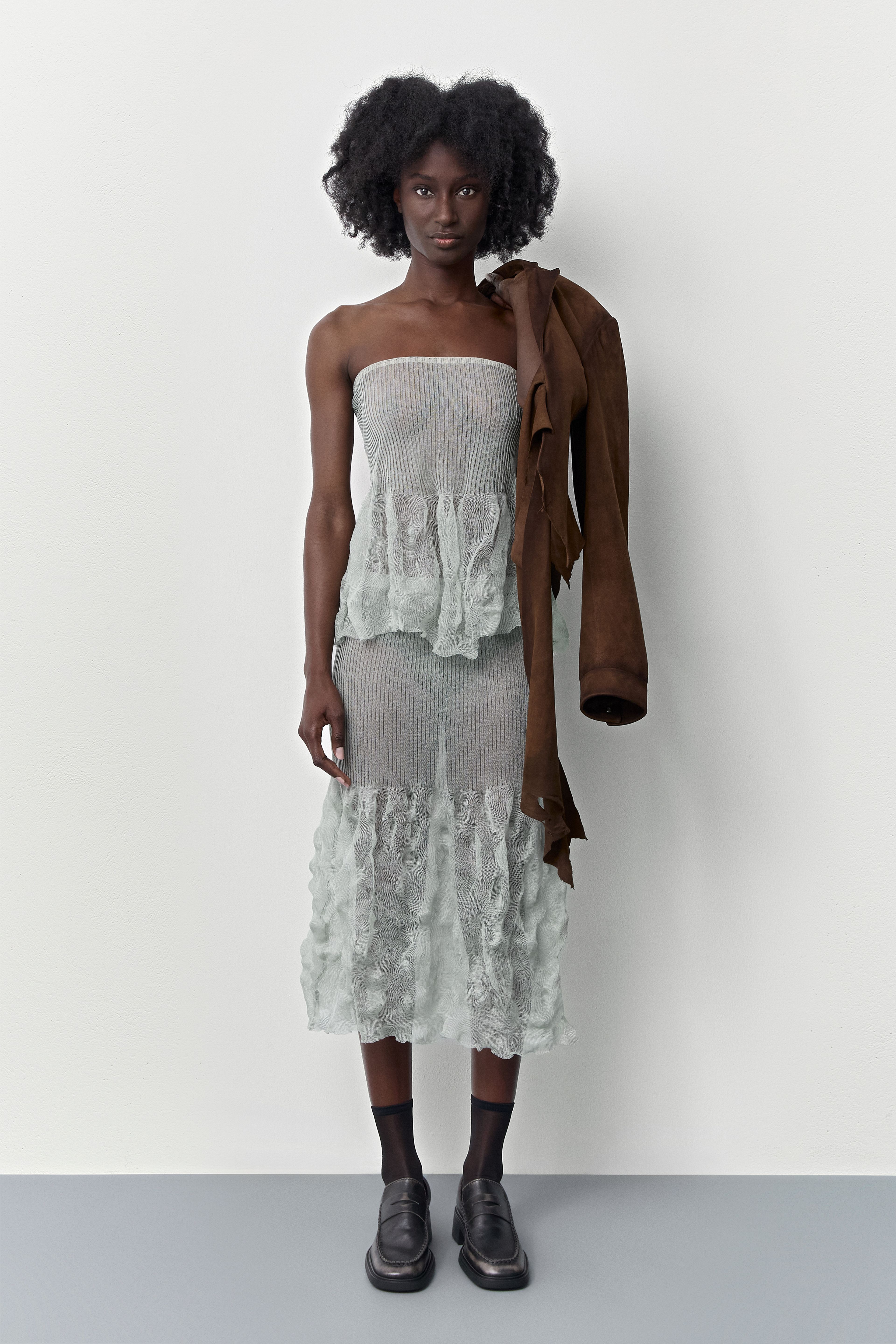 Eralia Brushed Grey Penny Loafers | Miista | Designed & Handmade in Europe