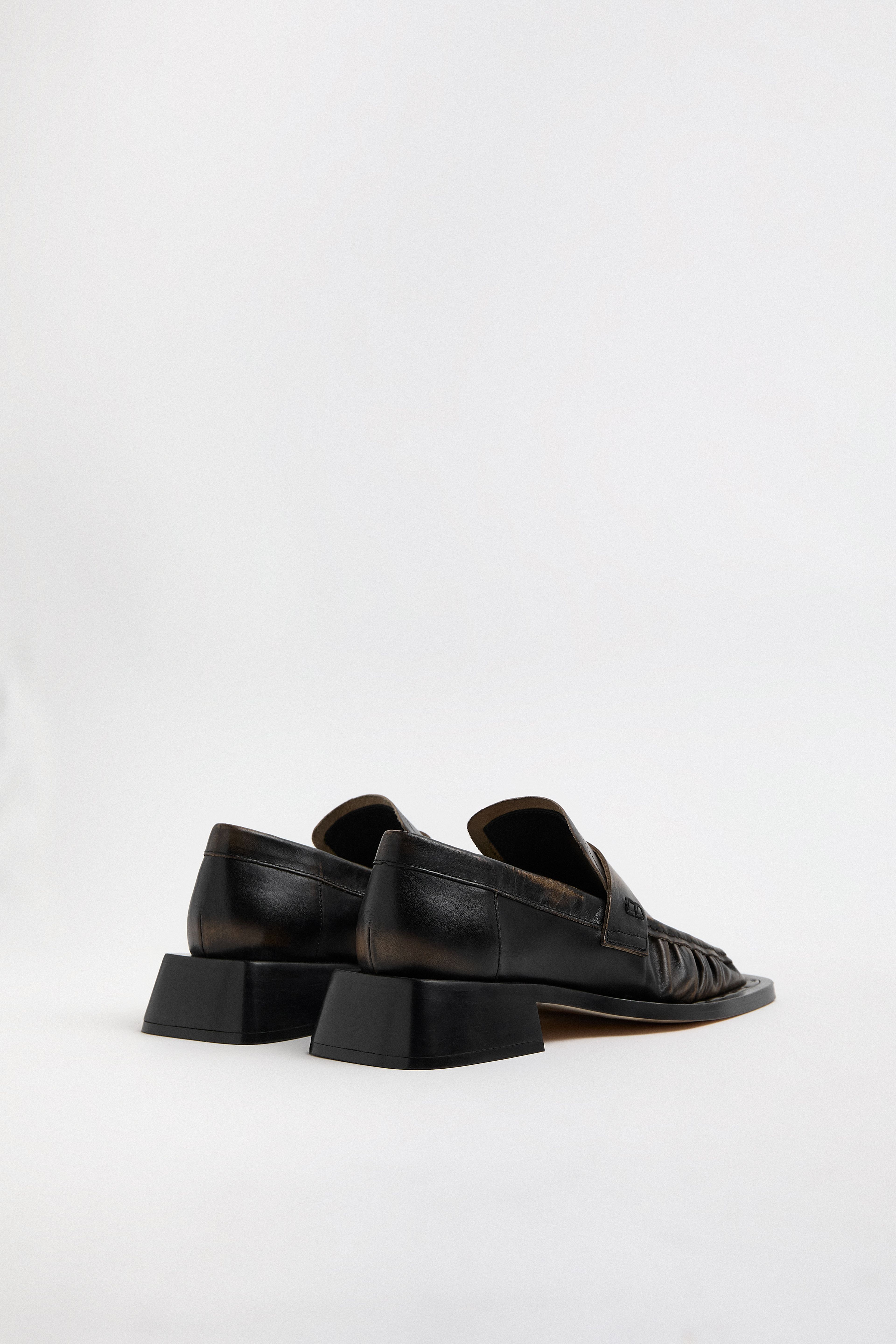 Airi Loafers - Brown Brush Off Leather | Miista | Designed & Handmade in Europe