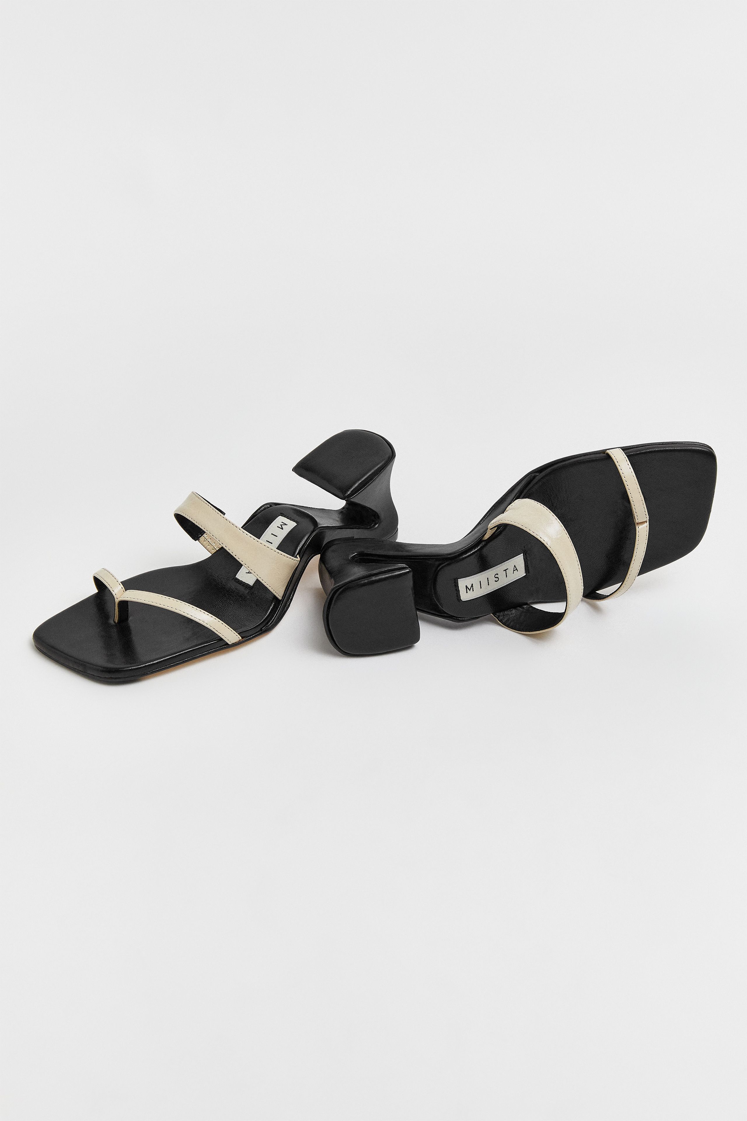 Samia Cream Sandals | Miista | Designed & Handmade in Europe