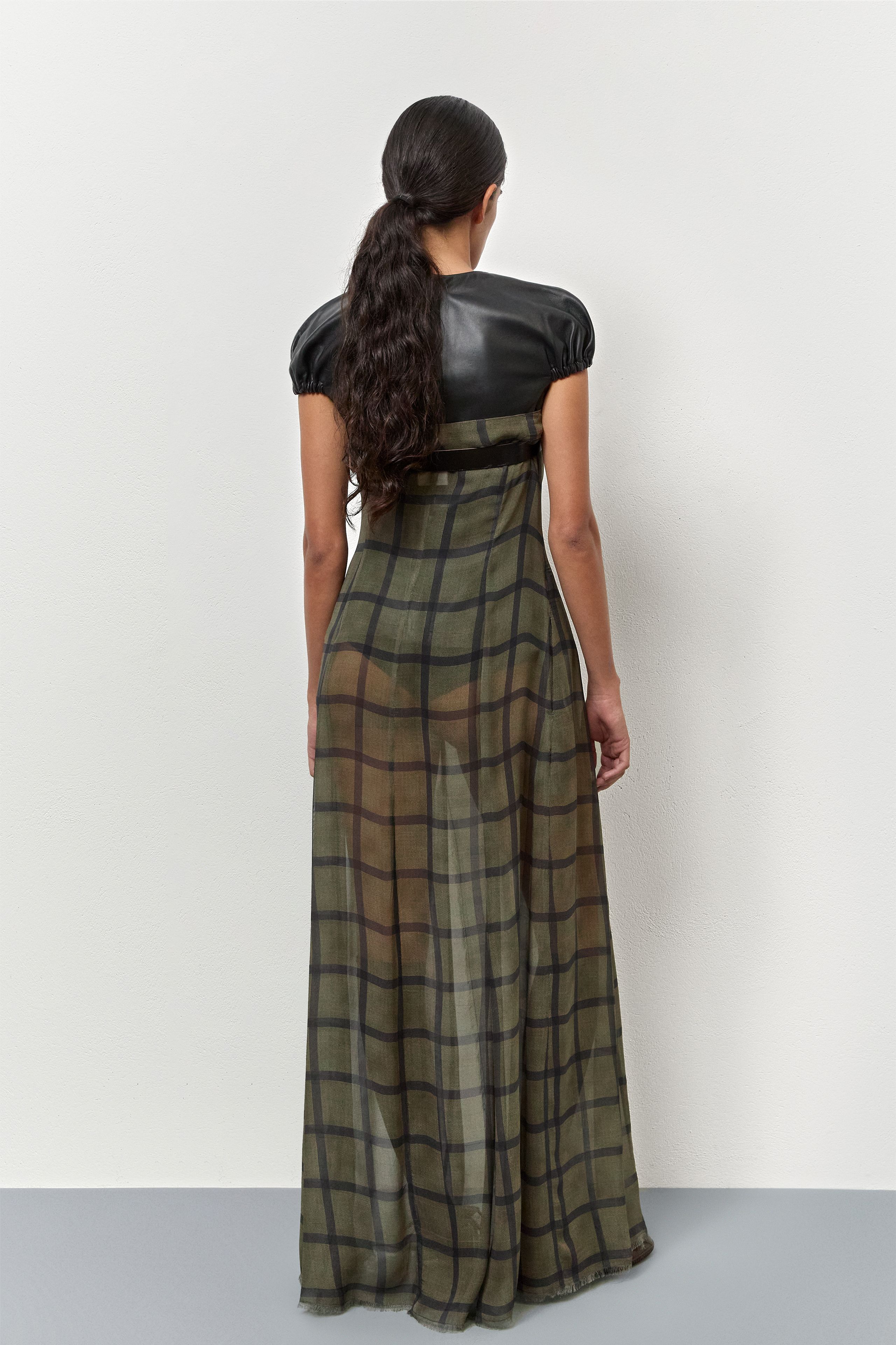 brown and green dress Buy Brown Real Georgette - Anarkali Dress Salwar Kameez - Indian Dress -  C1287D