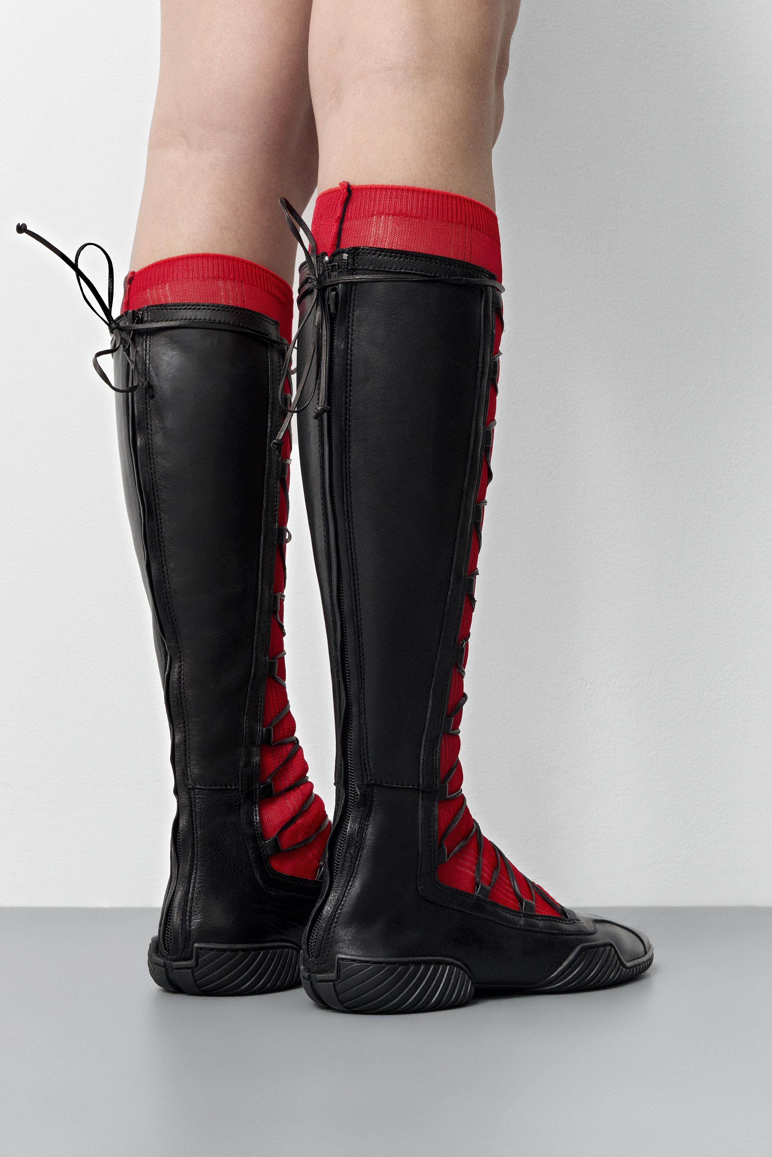 Mathilda Boots - Black Nappa Leather | Miista