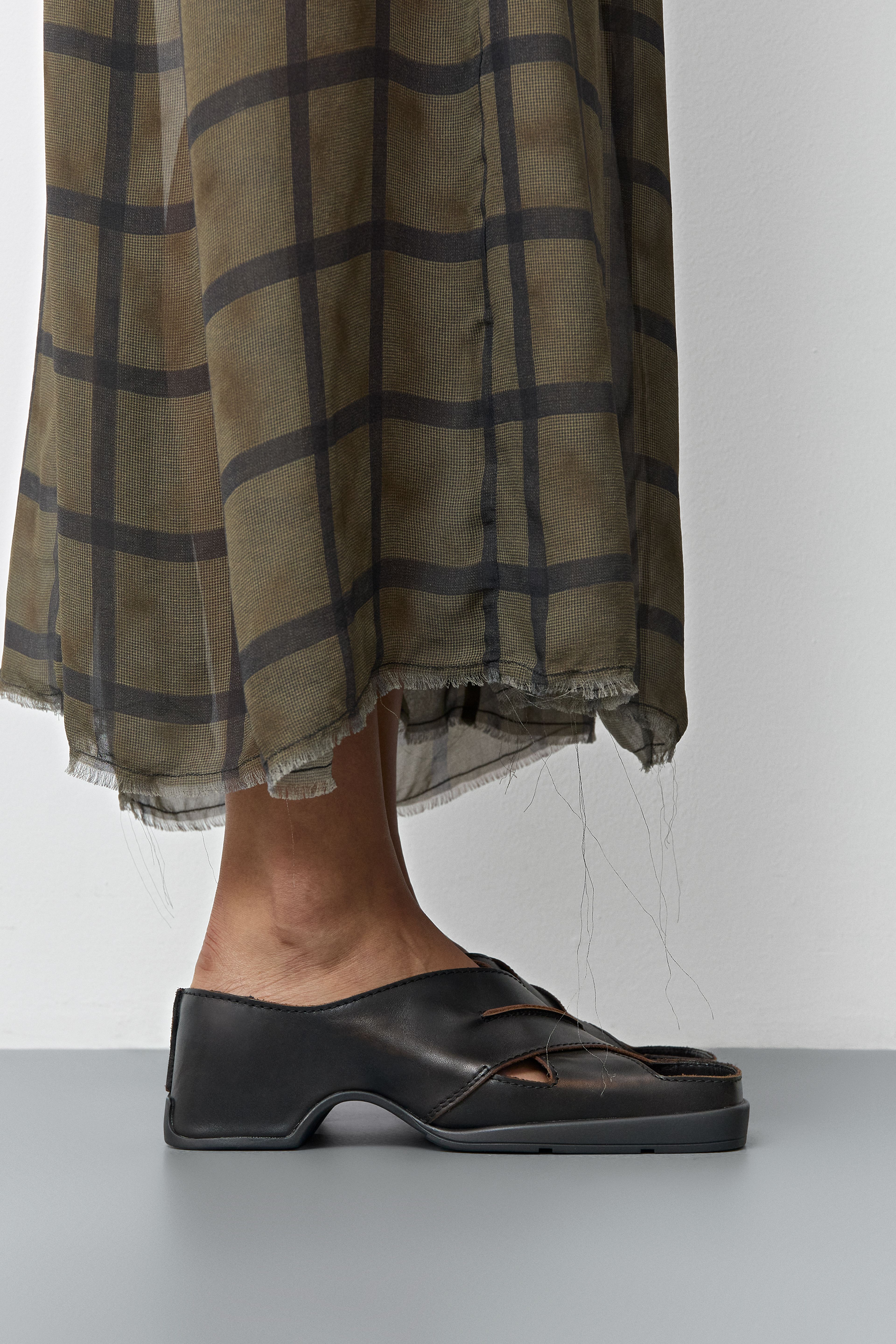 Nira Brushed Brown Sandals | Miista | Designed & Handmade in Europe