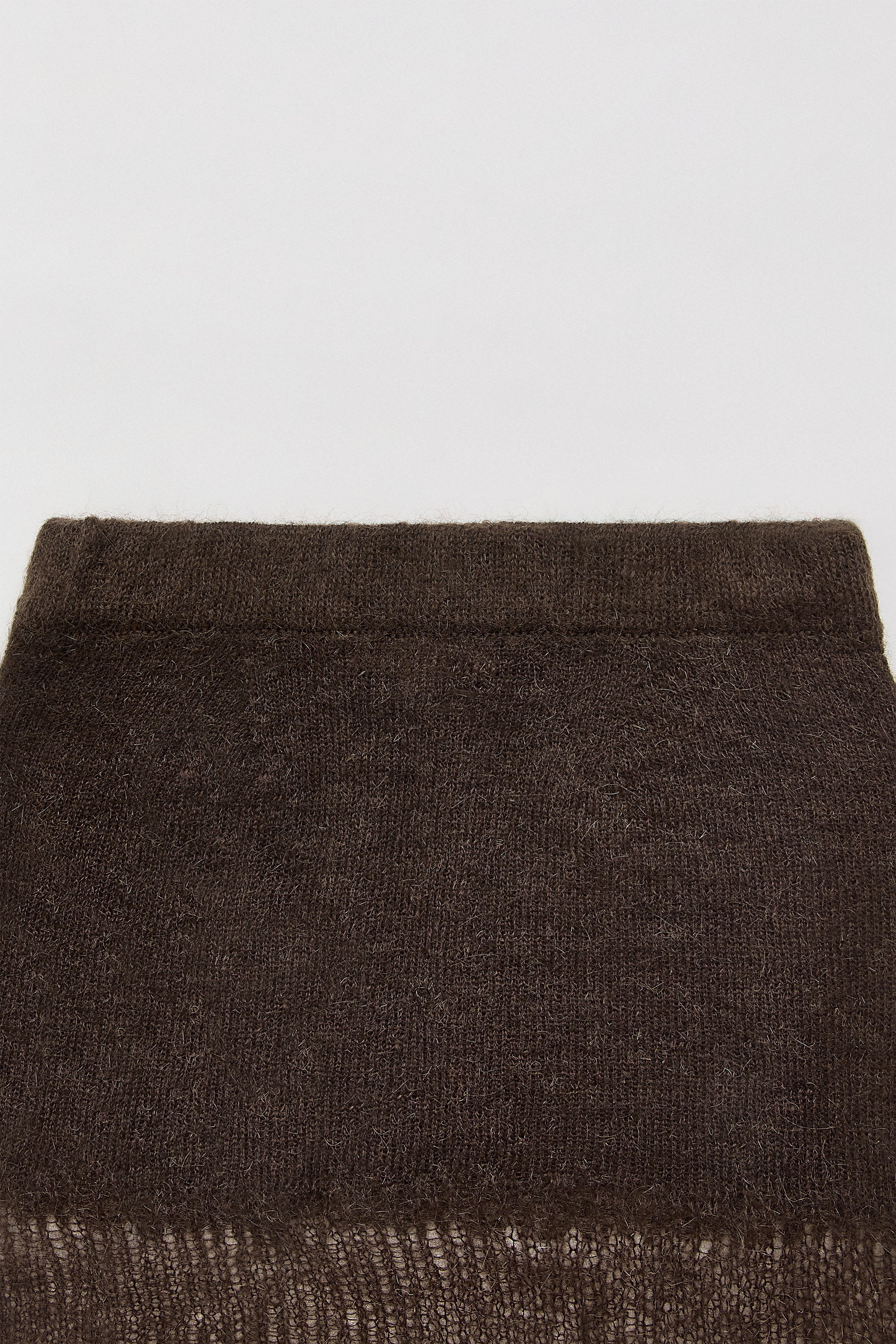 Lydia Skirt Brown Mohair | Miista | Designed & Handmade in Europe