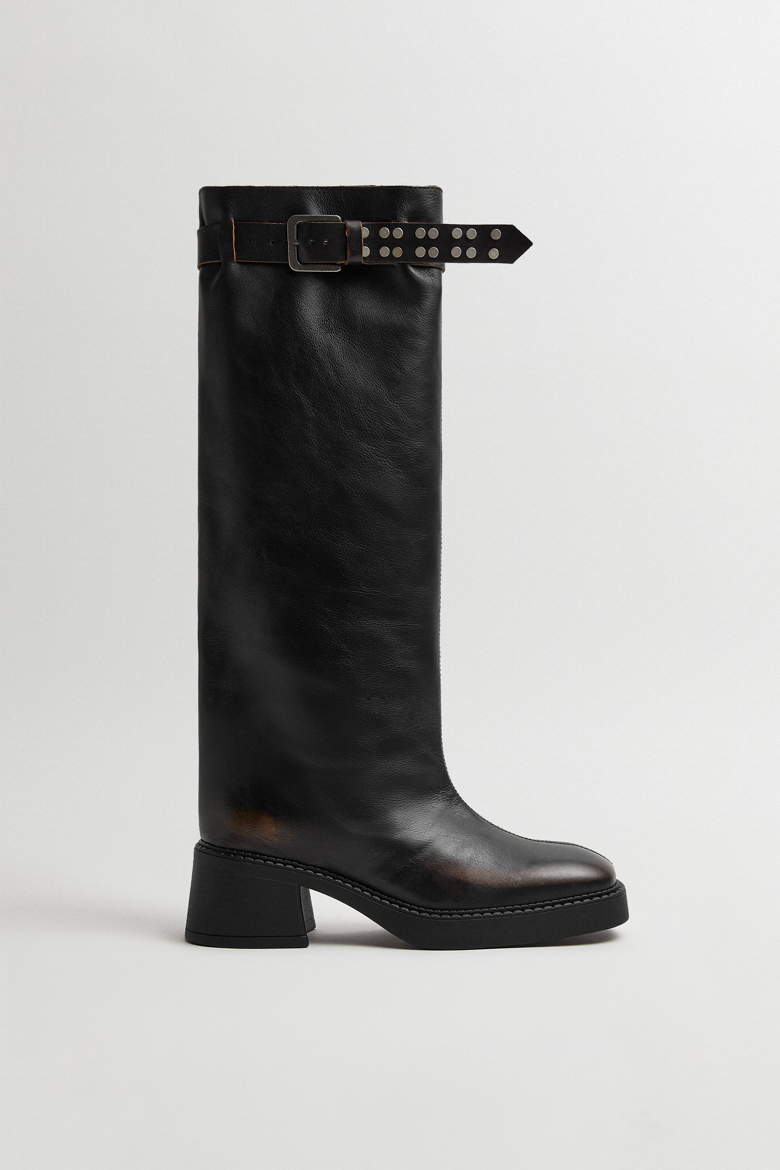 Kristel Brown Tall Boots | Miista | Designed & Handmade in Europe