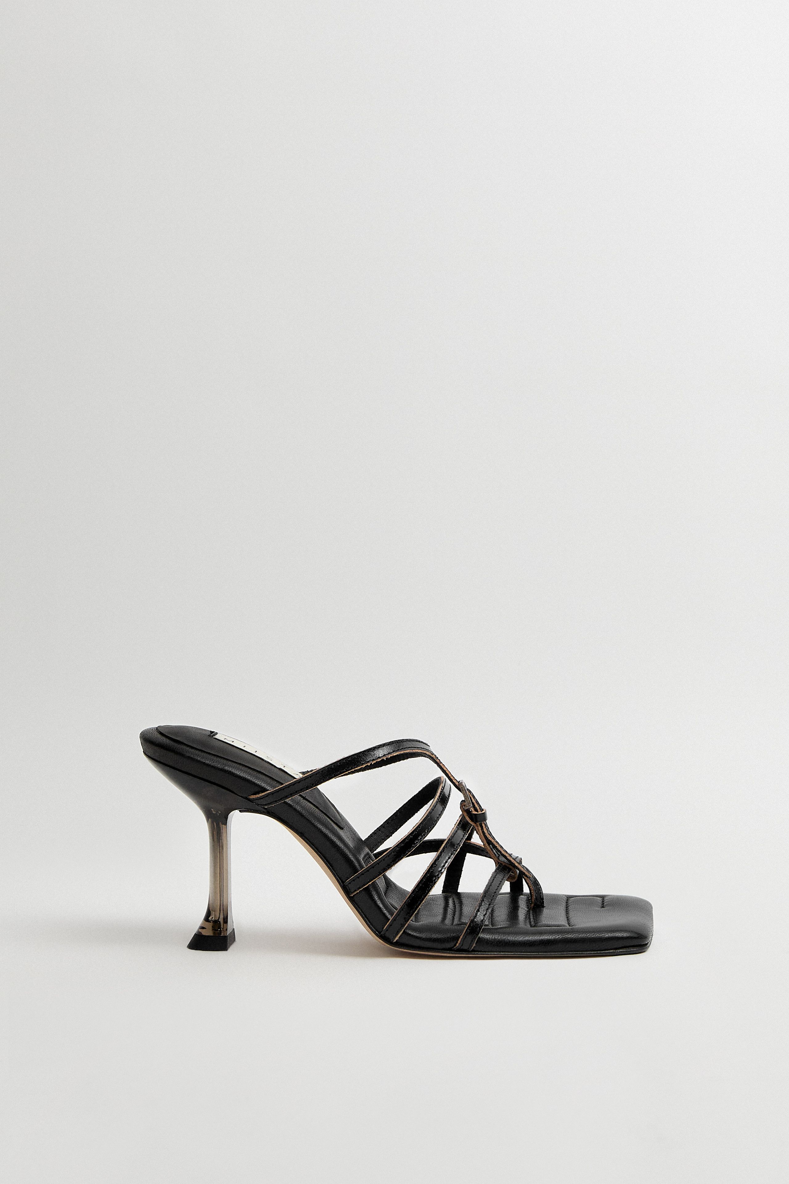 Koya Black Stappy Sandals | Miista | Designed & Handmade in Europe