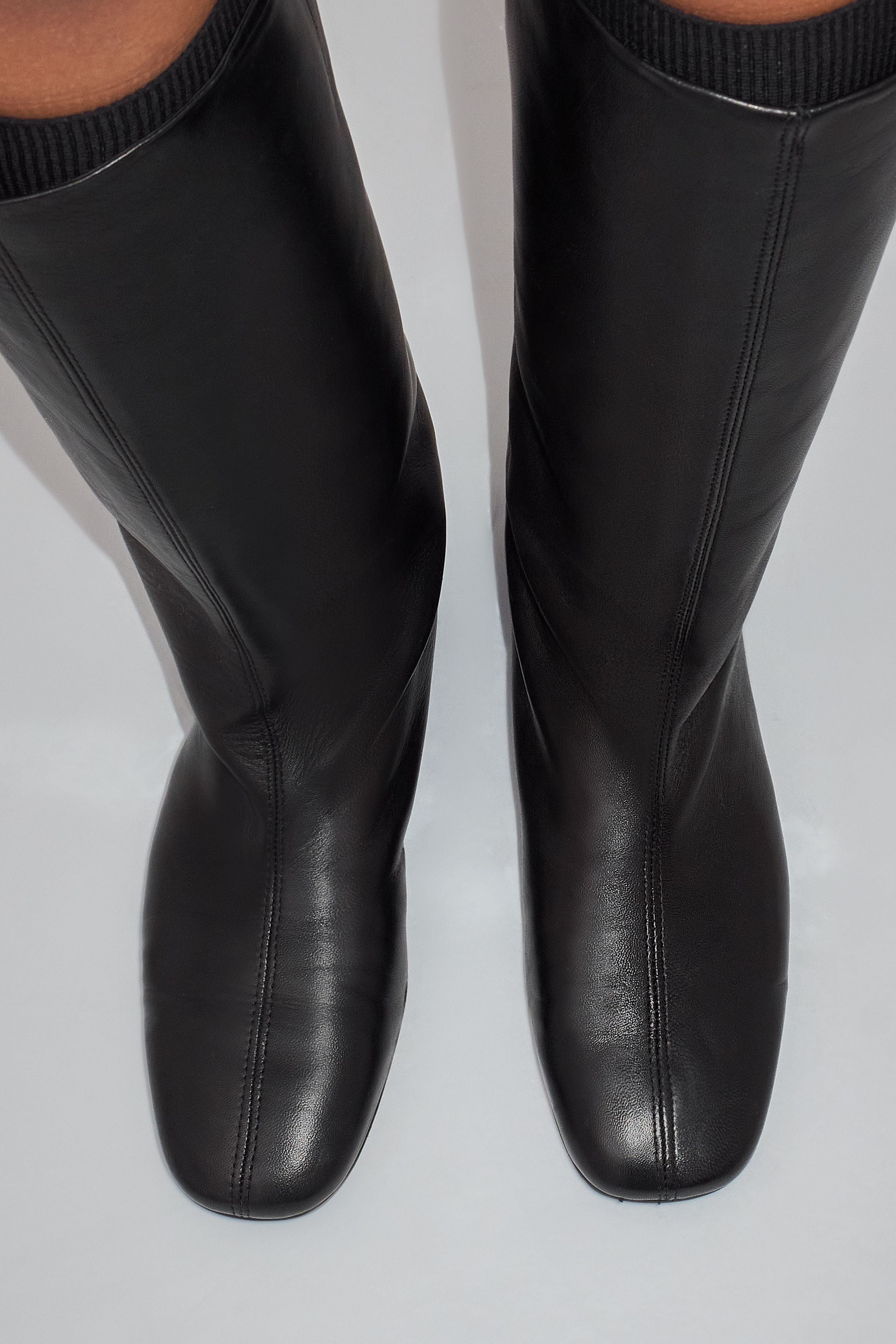 ロングブーツ miista SS25 SEVERINI BLACK TALLBOOTS (MI5690 BLACK) Severine Black Tall Boots | Miista