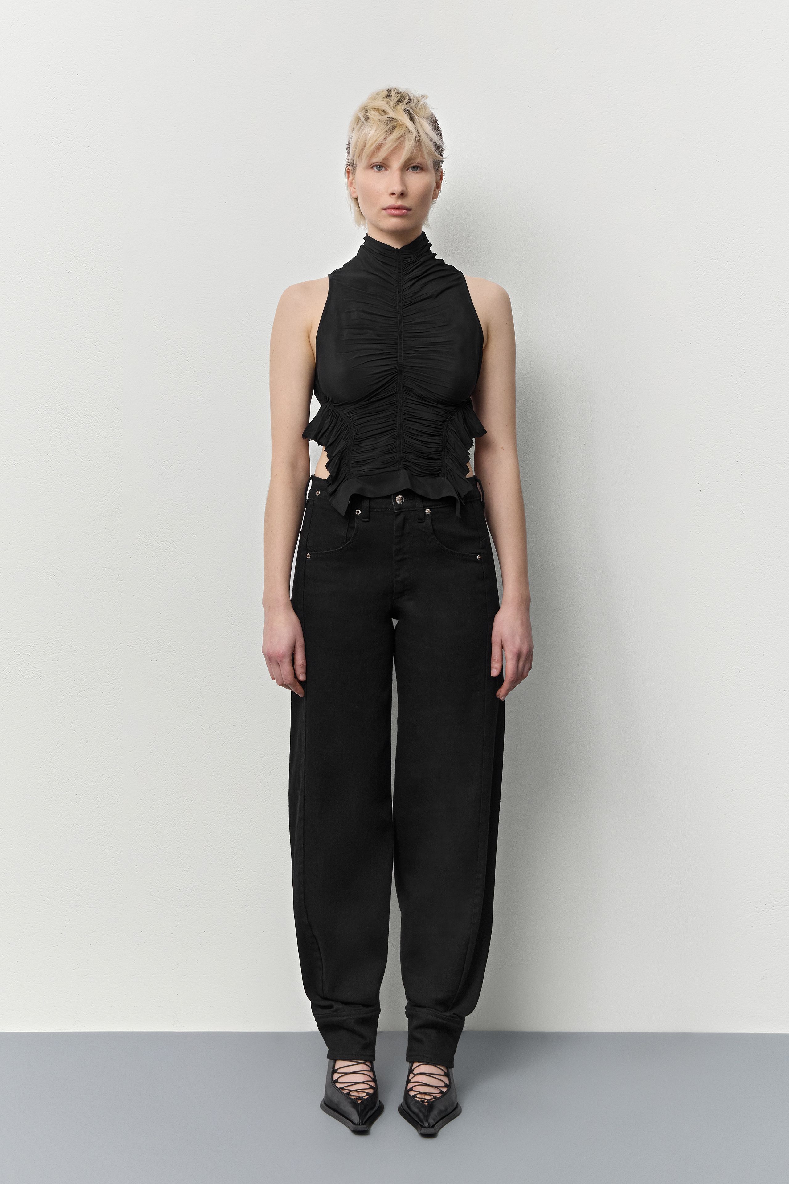 Sherri Mules - Black Leather | Miista
