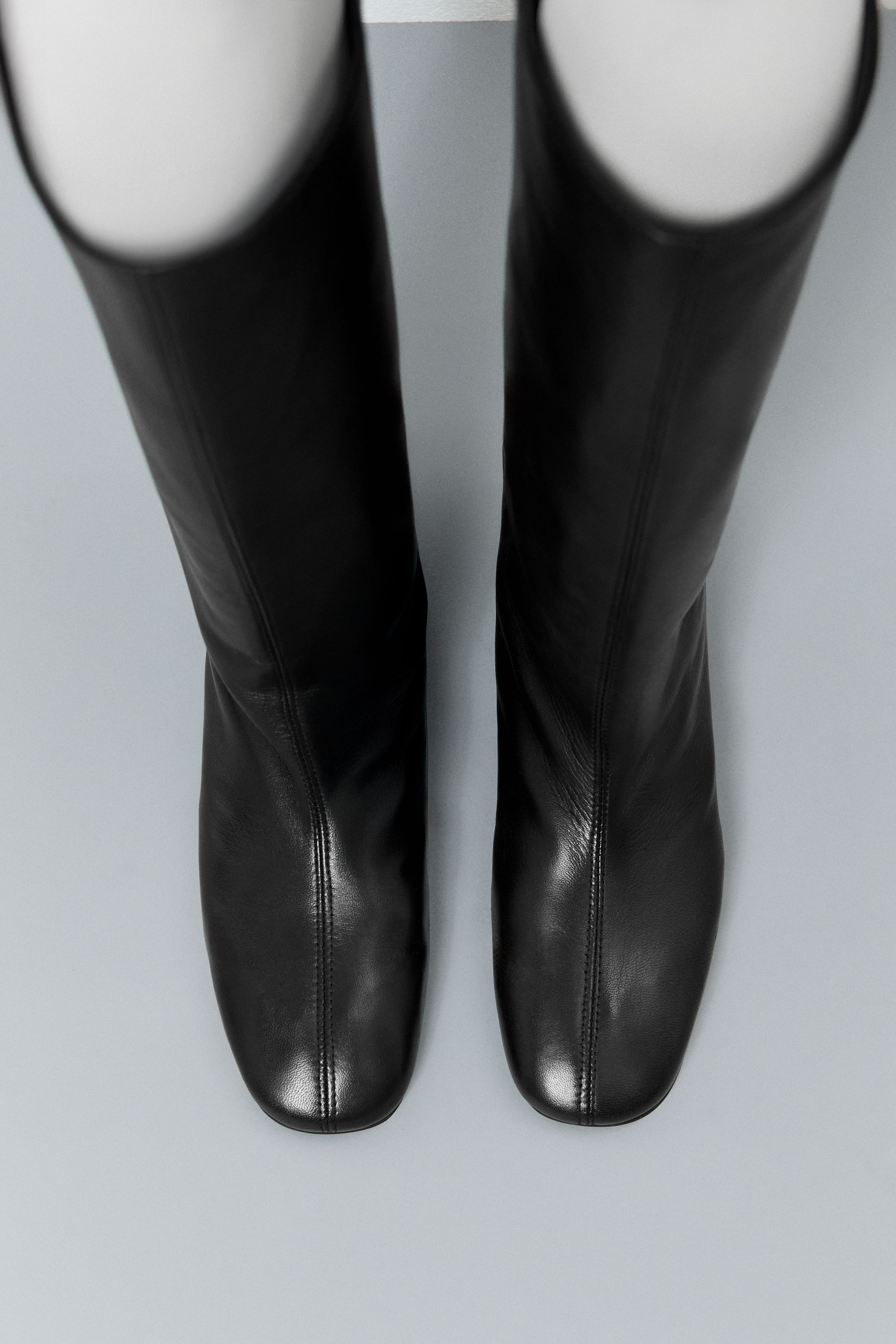 Severine Black Tall Boots | Miista