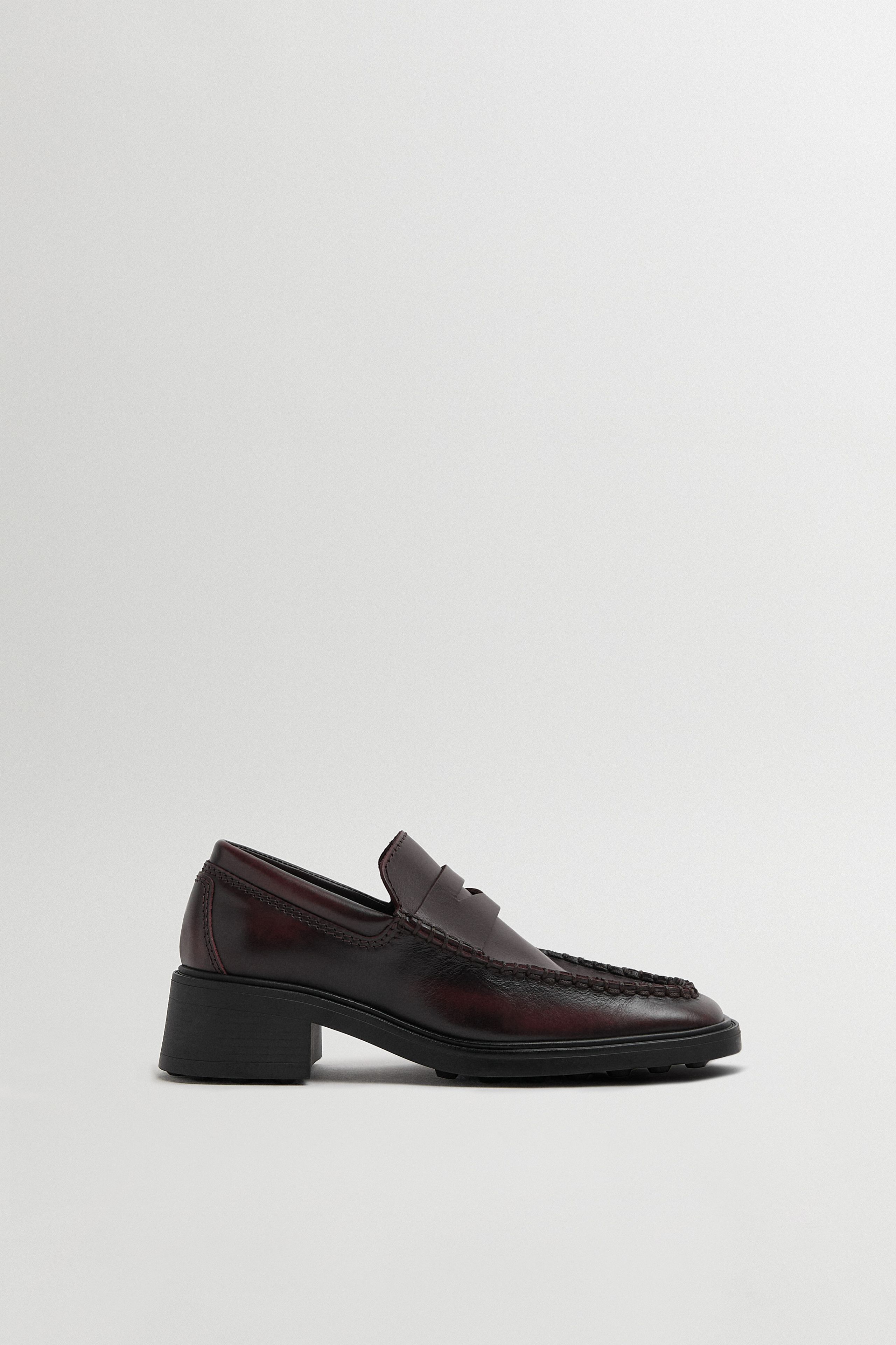 Eralia Loafers - Burgundy Leather | Miista | Designed & Handmade in Europe