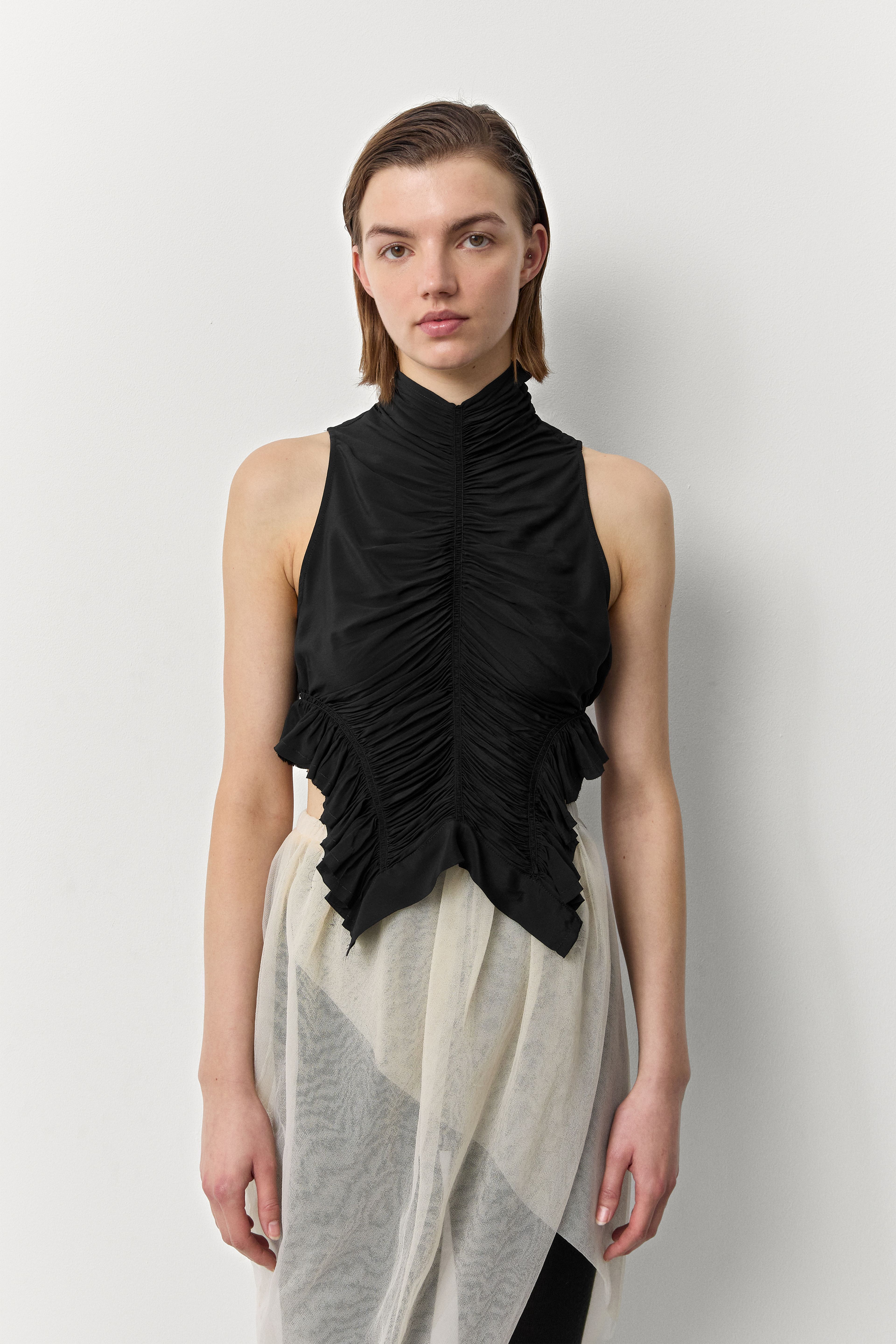 Tane Black Top | Miista | Designed & Handmade in Europe