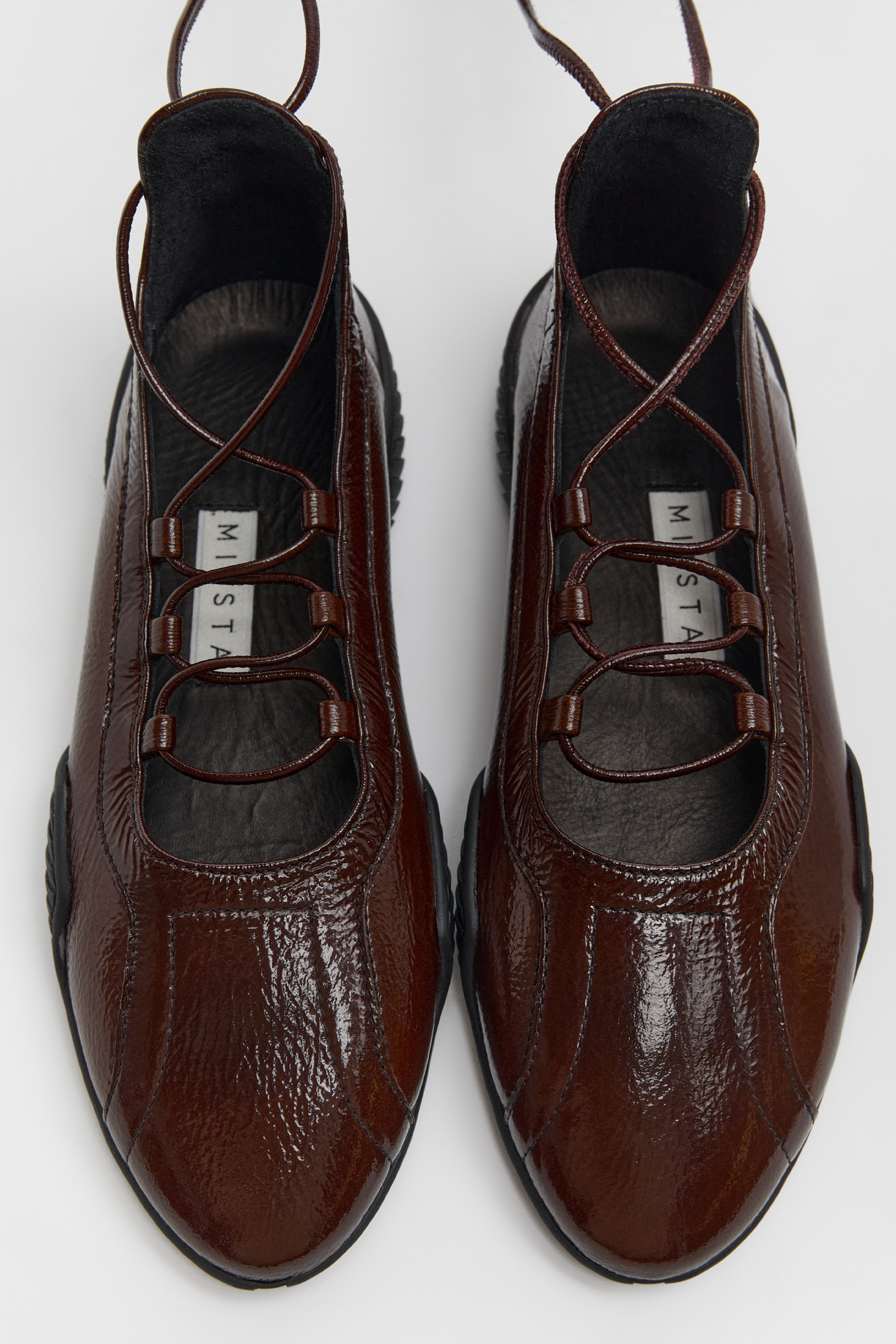 Averie Coffee Lace Ballerina | Designed & Handmade in Europe