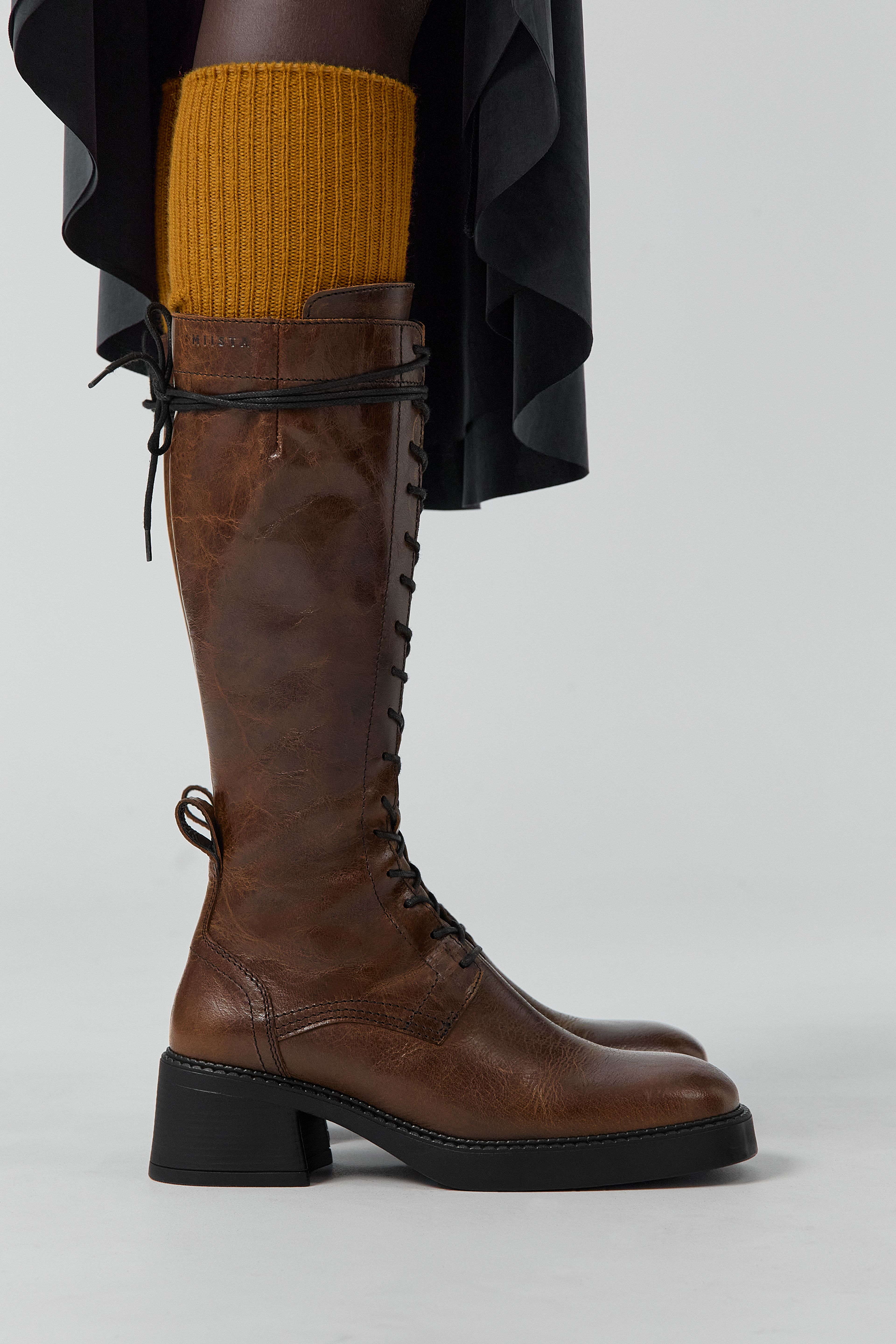 Iwona Boots  - Tan Leather | Miista | Designed & Handmade in Europe