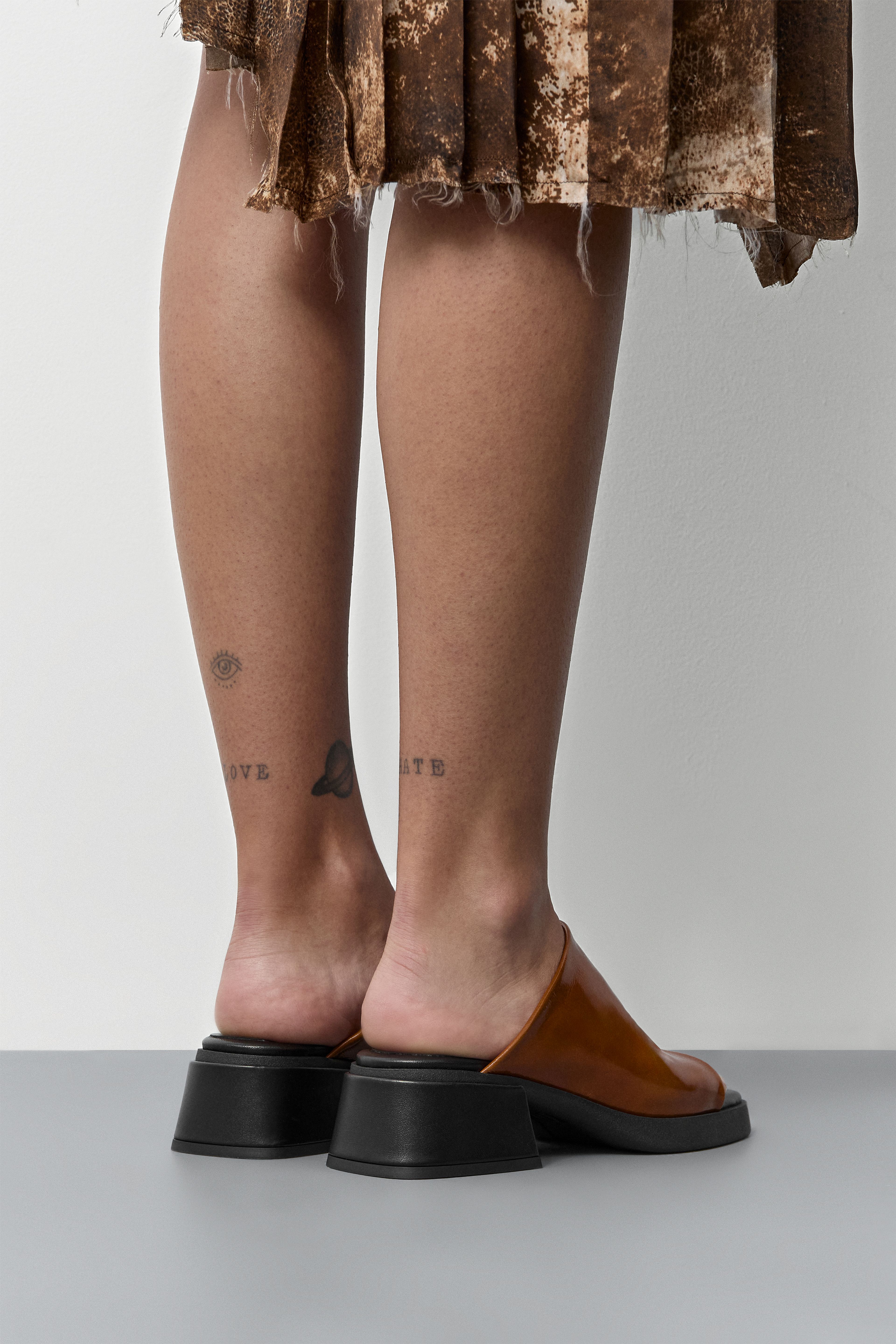 Zooey Tan Mules | Miista | Designed & Handmade in Europe