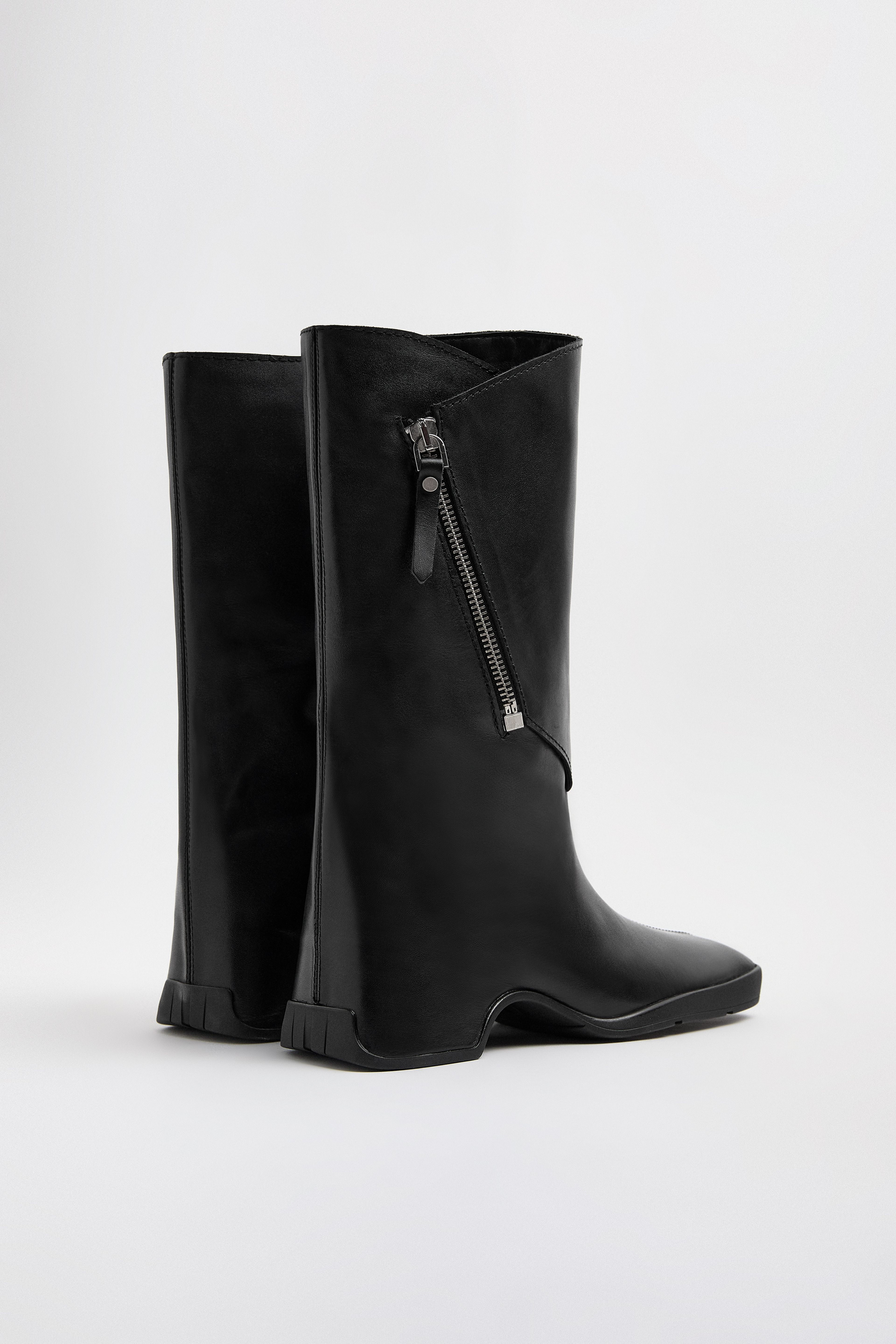 Paola Boots - Black Leather | Miista | Designed & Handmade in Europe