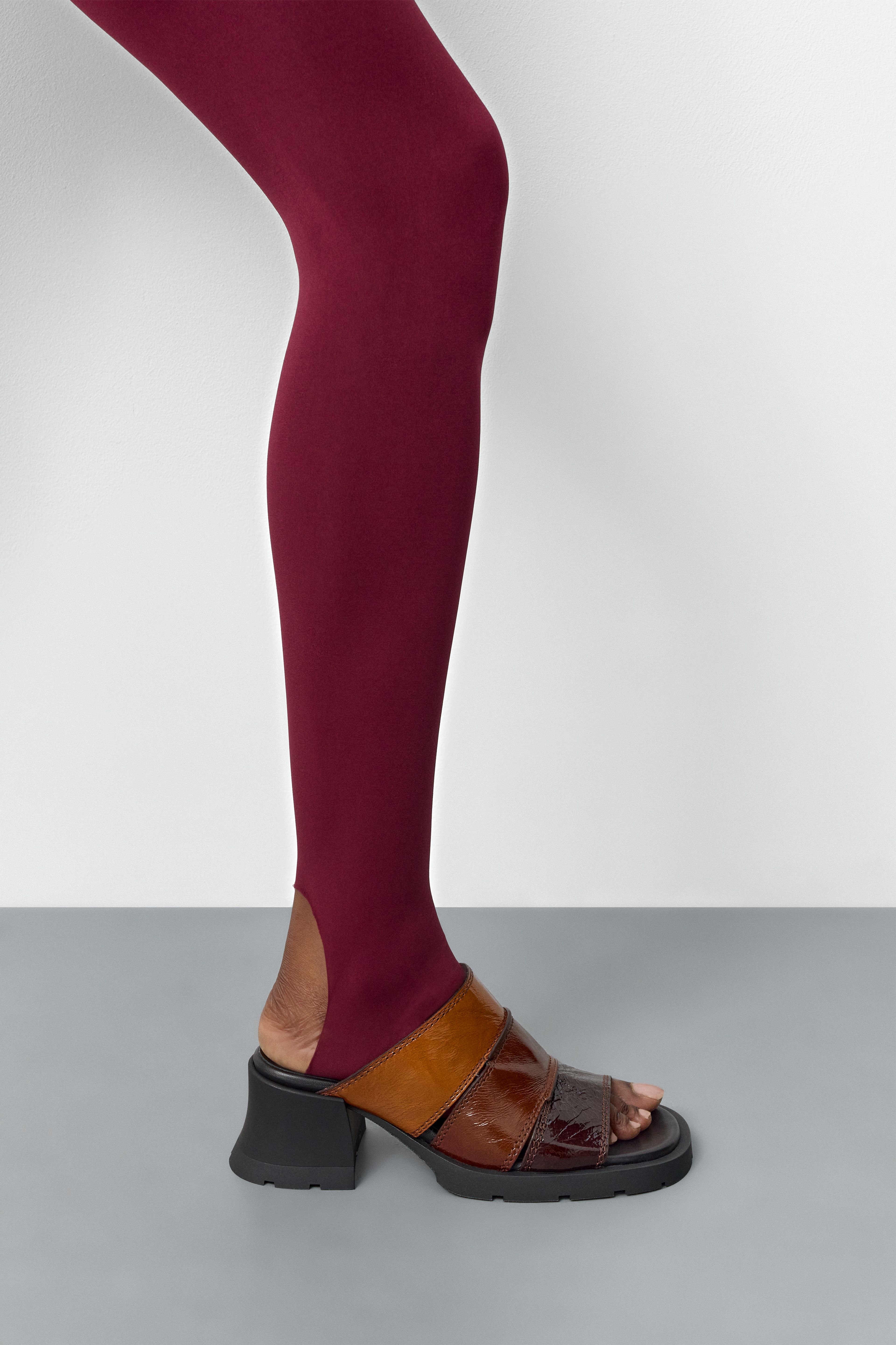 Jadzia Brown Patchwork Sandals | Miista | Designed & Handmade in Europe