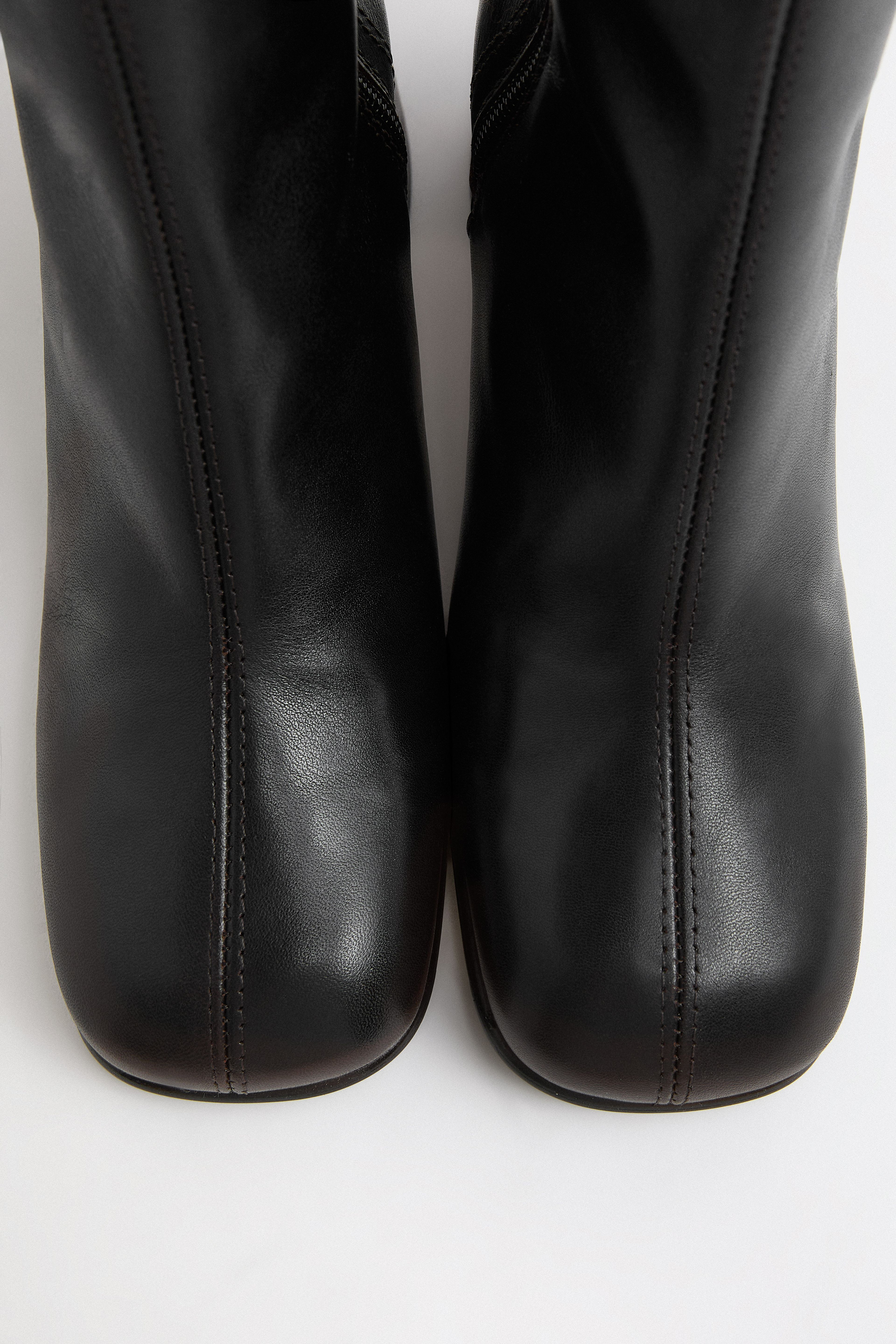 Saura Boots - Dark Brown Leather | Miista | Designed & Handmade in Europe