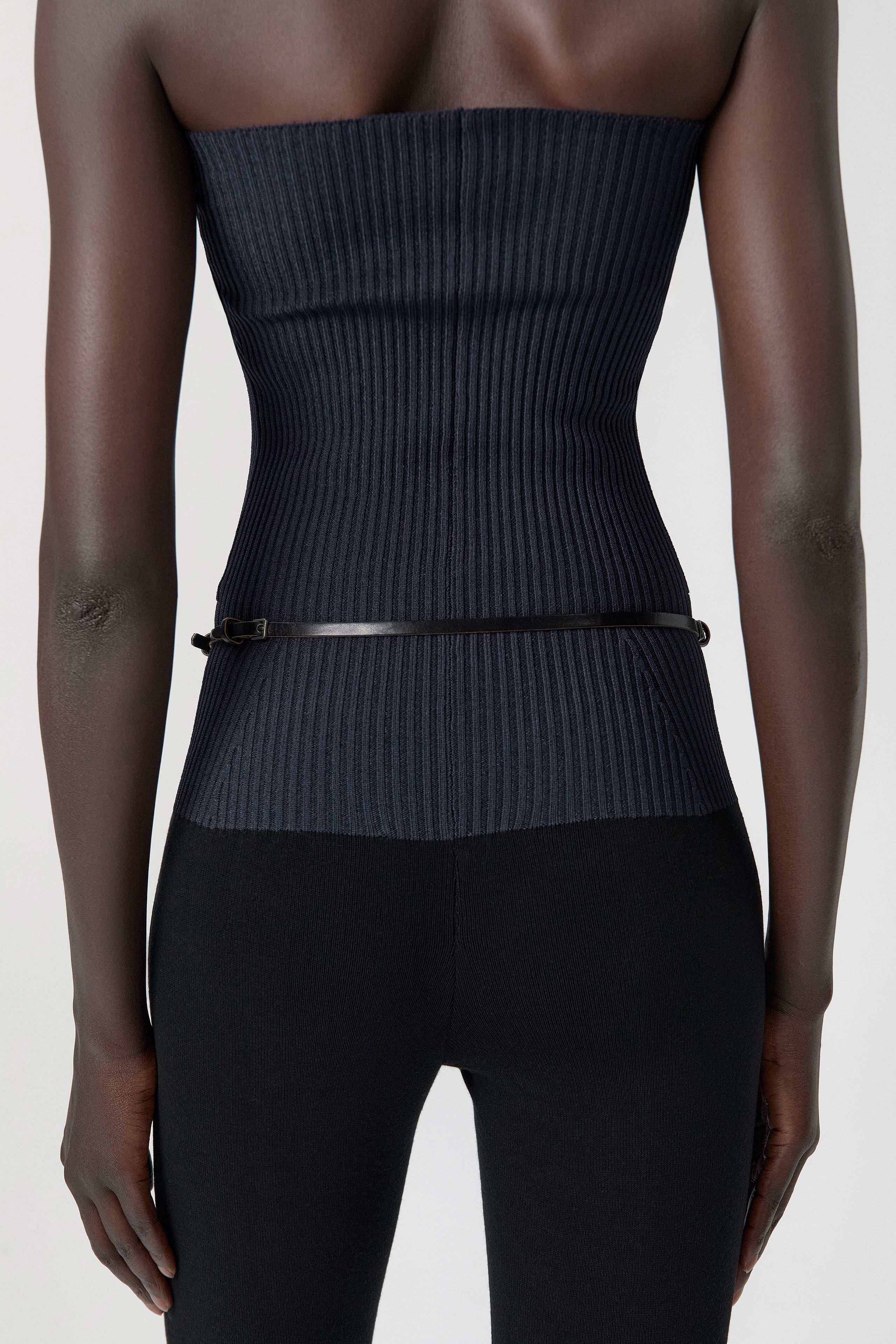 Bucci Black Mini Buckles Leather Belt | Miista | Designed & Handmade in Europe