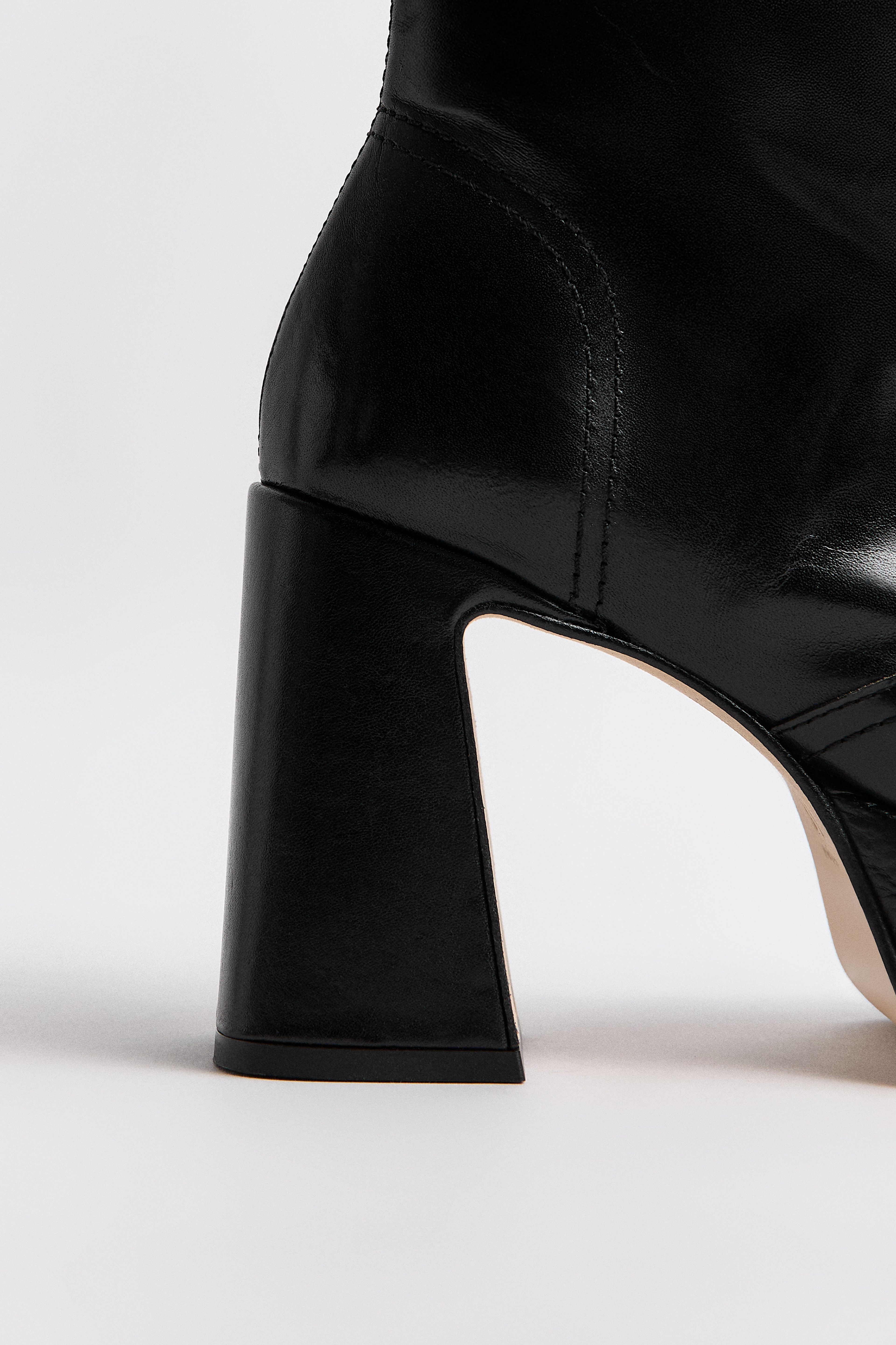 Anima Black Tall Boots | Miista | Designed & Handmade in Europe