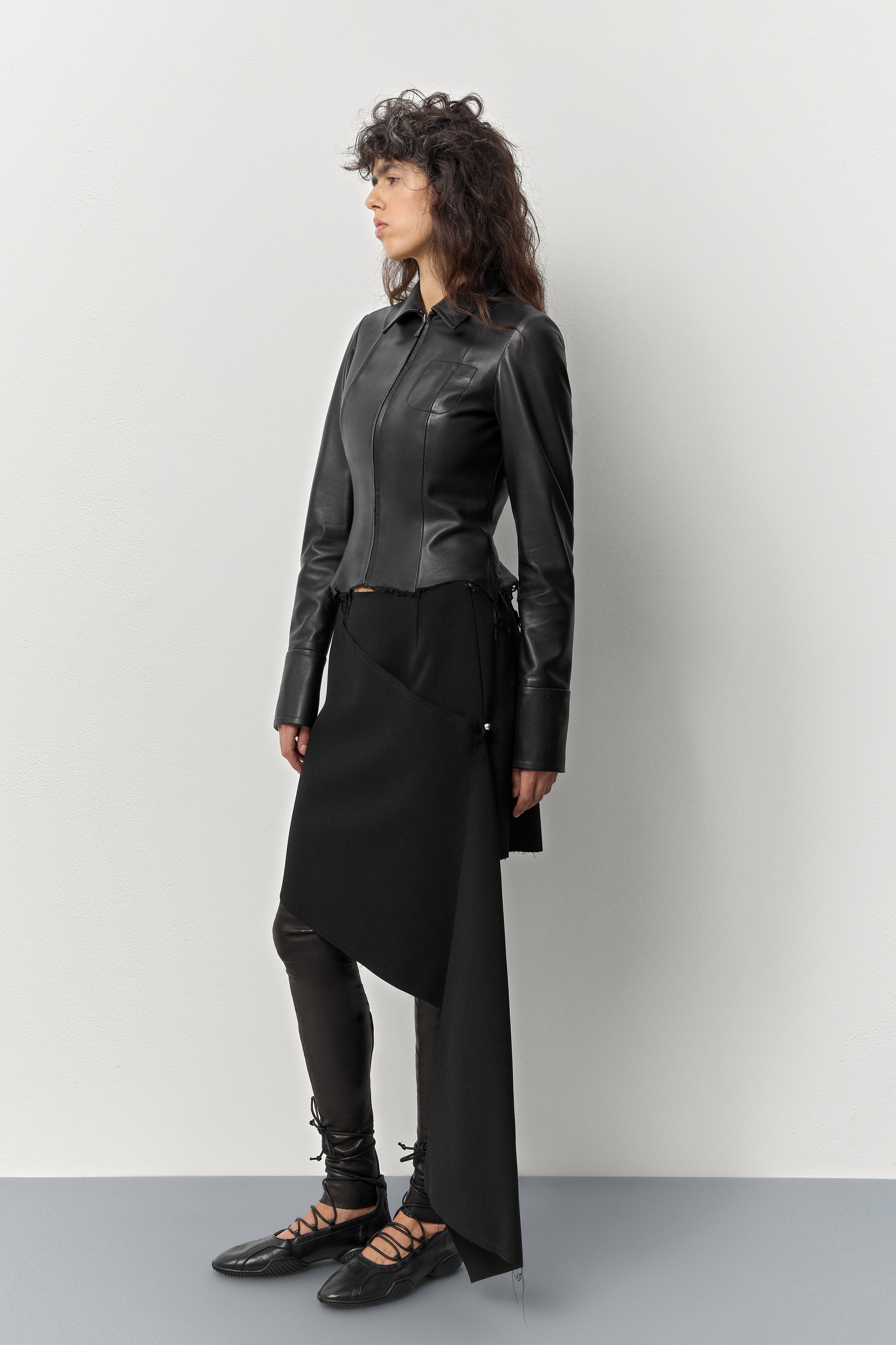 Anselma Black Skirt | Miista | Designed & Handmade in Europe