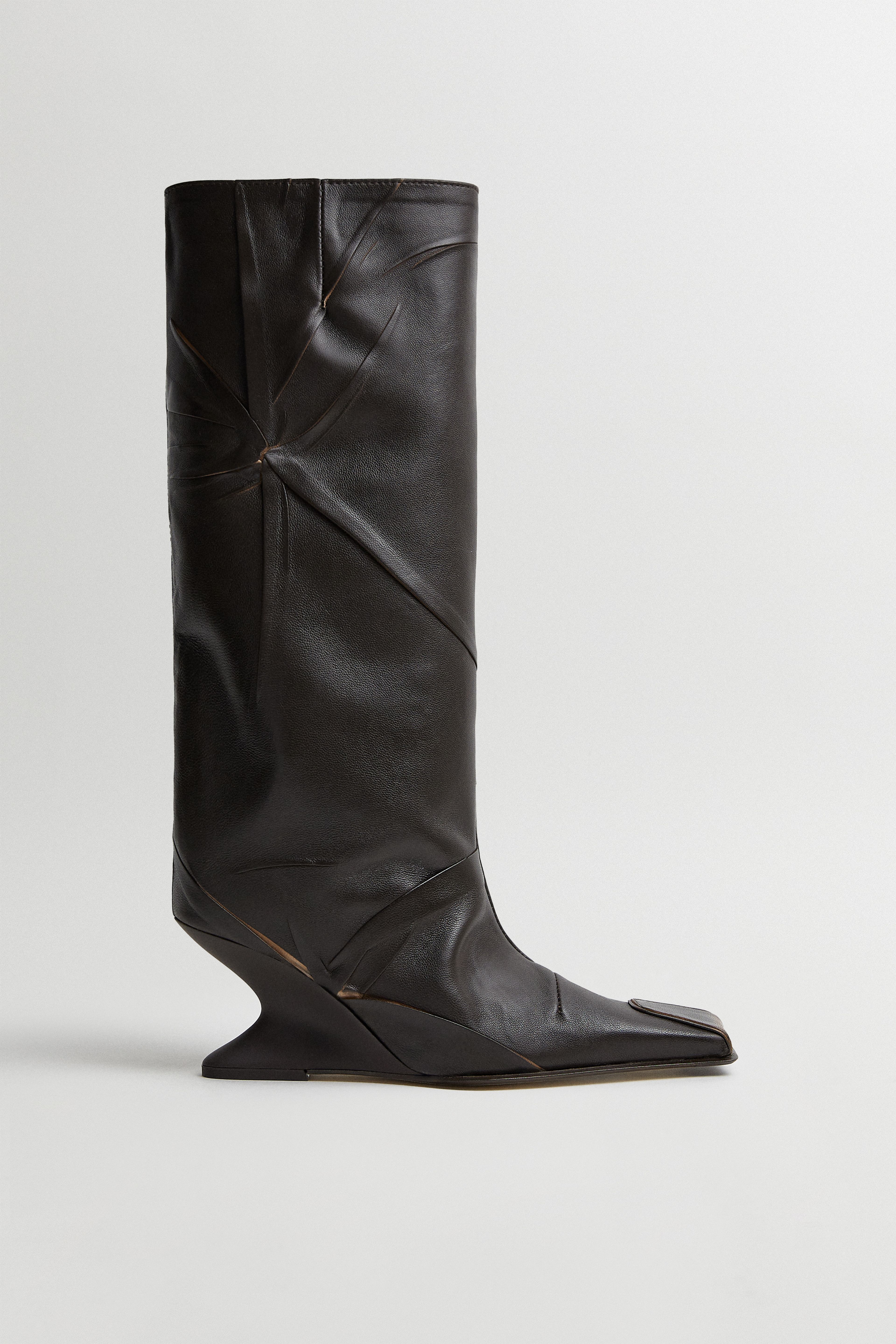 Ayleen Brown Tall Boots | Miista | Designed & Handmade in Europe