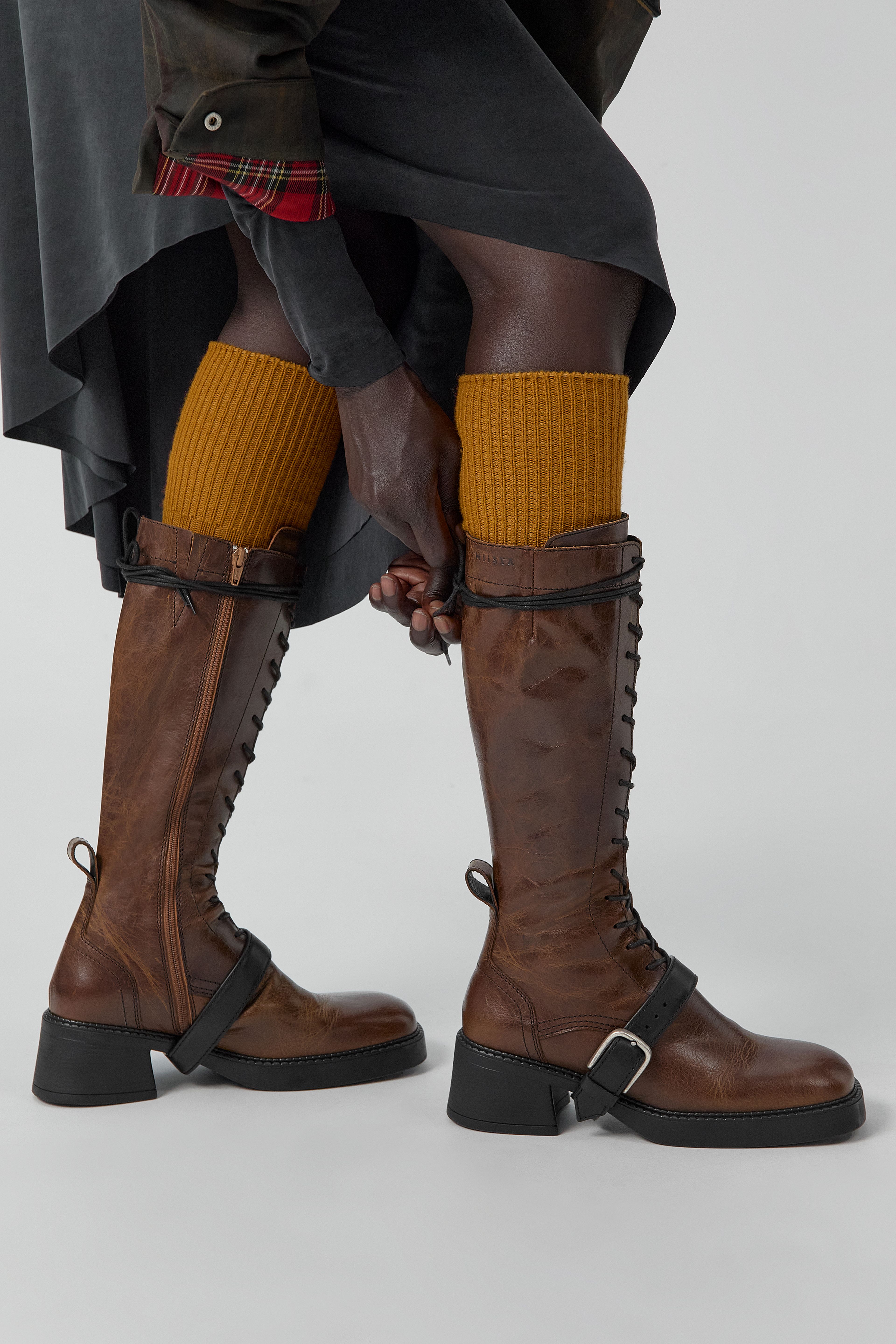 Iwona Boots  - Tan Leather | Miista | Designed & Handmade in Europe