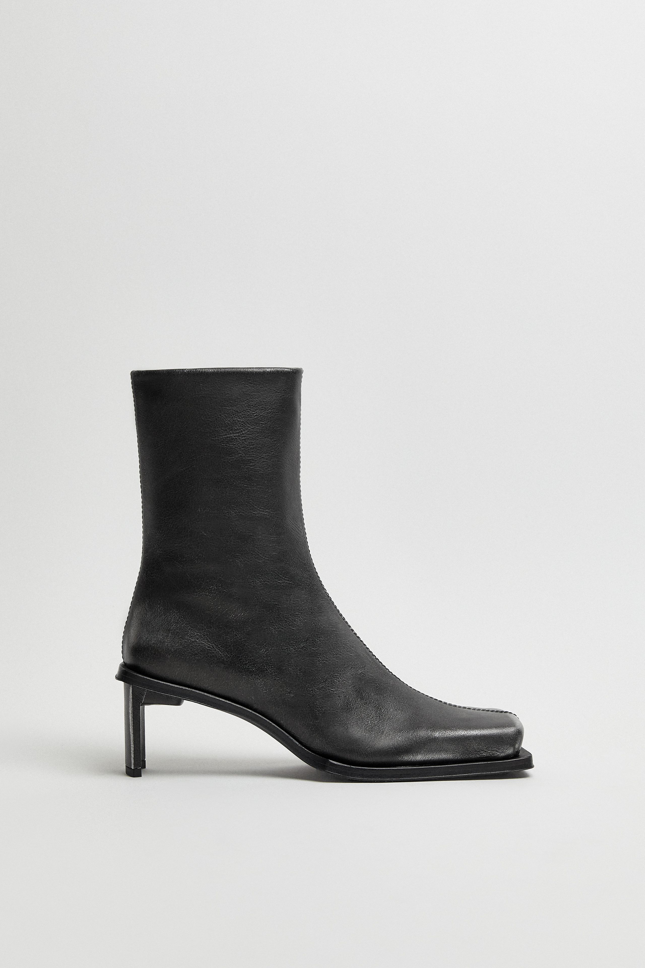Brenda Brush Off Metal Ankle Boots | Miista