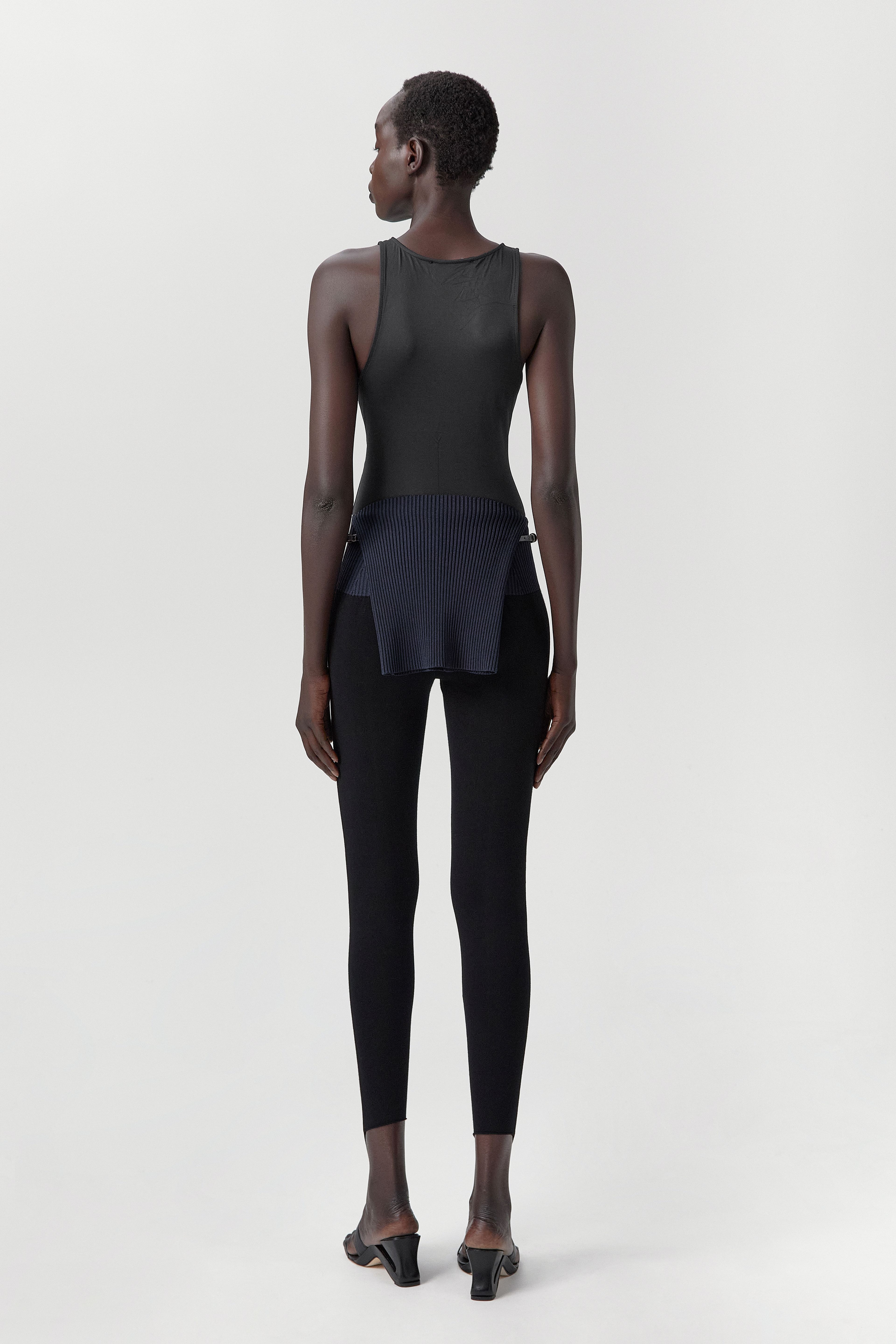 Bridget Jumpsuit - Black Viscose Knit | Miista | Designed & Handmade in Europe