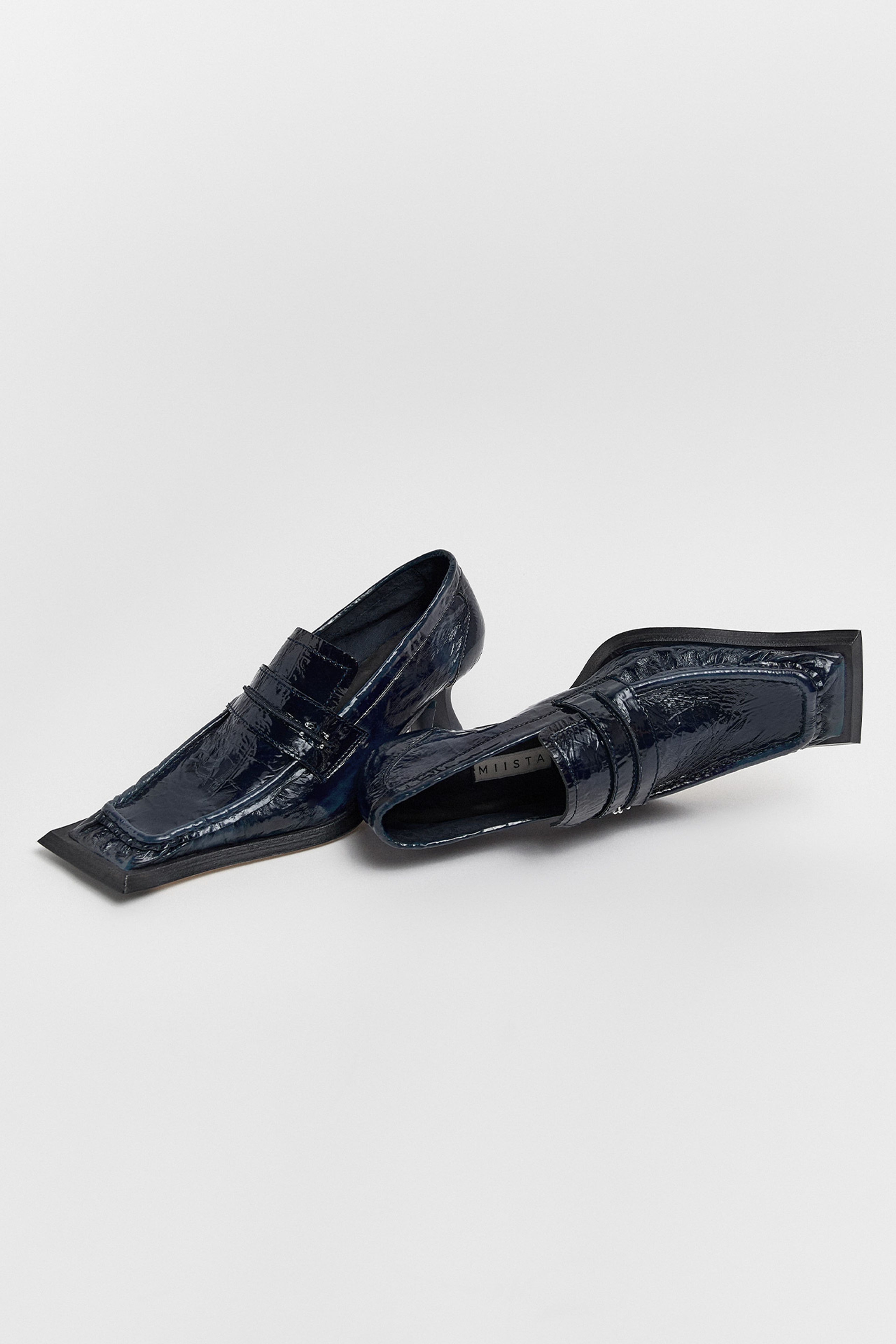 Honey Blue Loafers | Miista Europe | Made In Spain