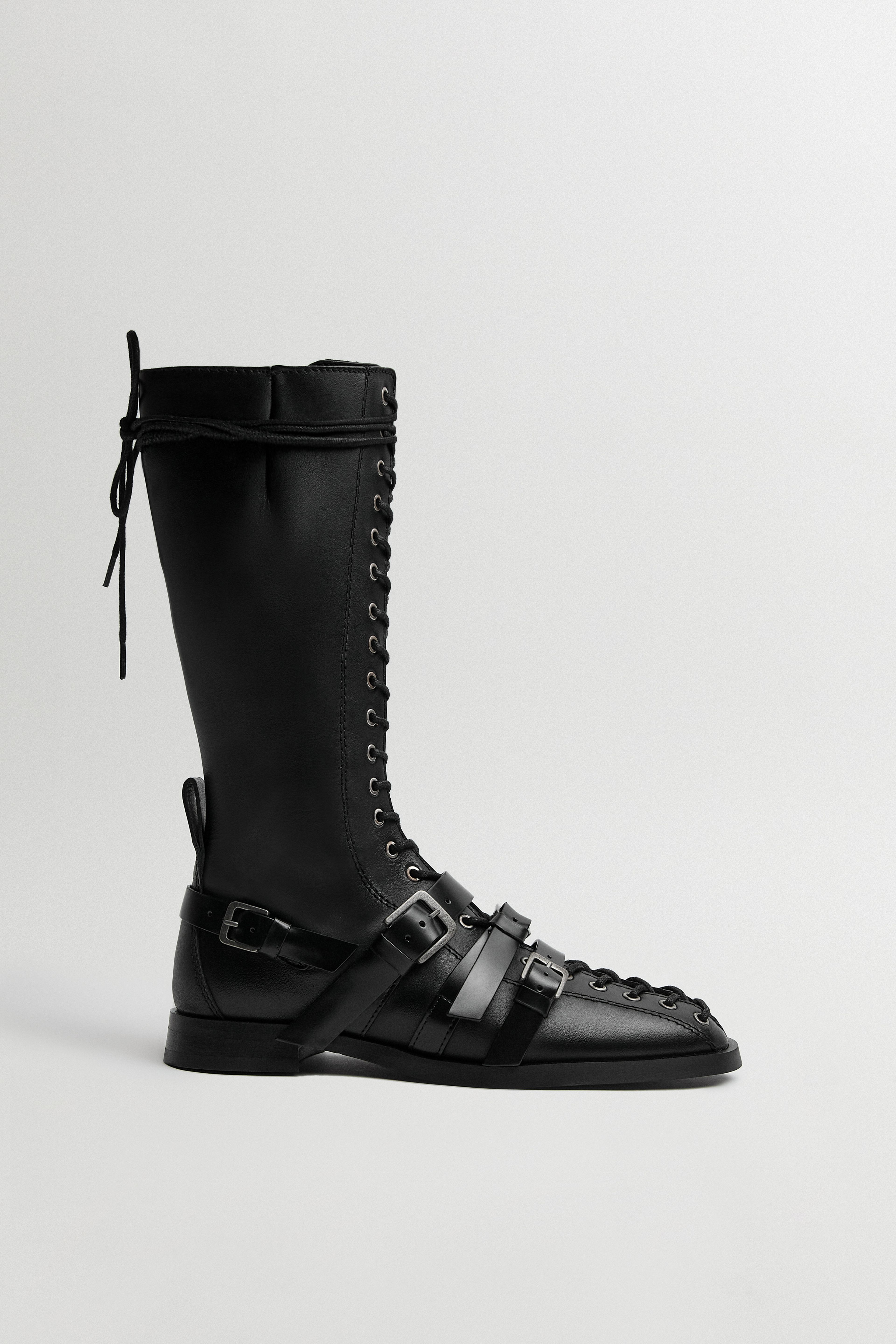 Theresia Boots - Black Leather | Miista | Designed & Handmade in Europe