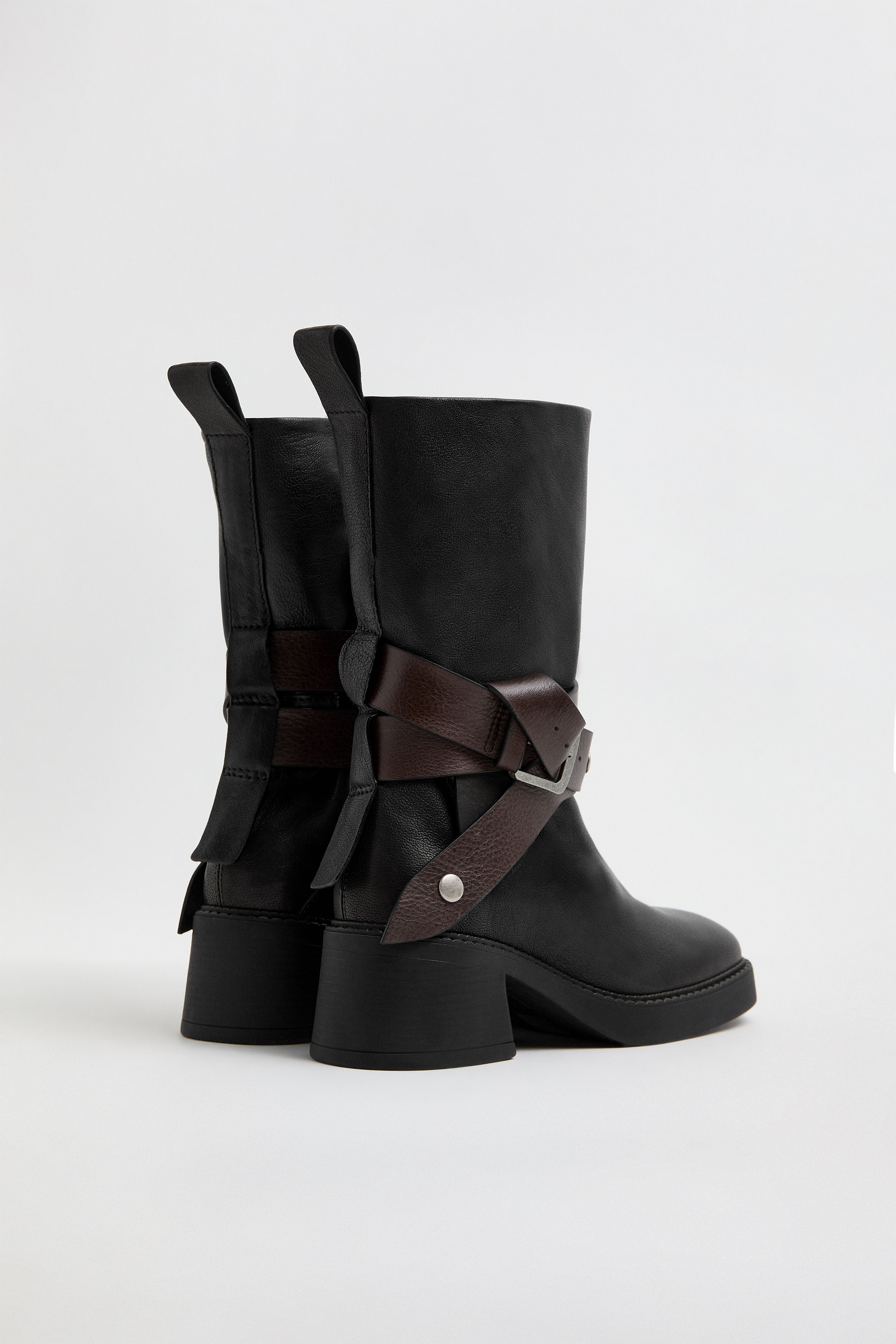 Janina Boots - Black Leather | Miista | Designed & Handmade in Europe