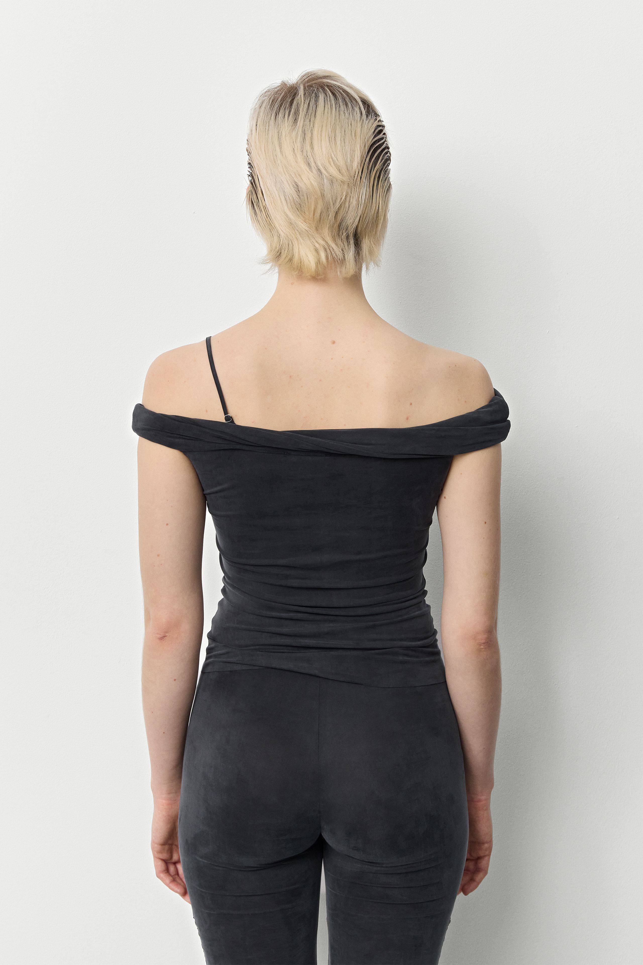 Every Black Cupro Top | Miista | Designed & Handmade in Europe