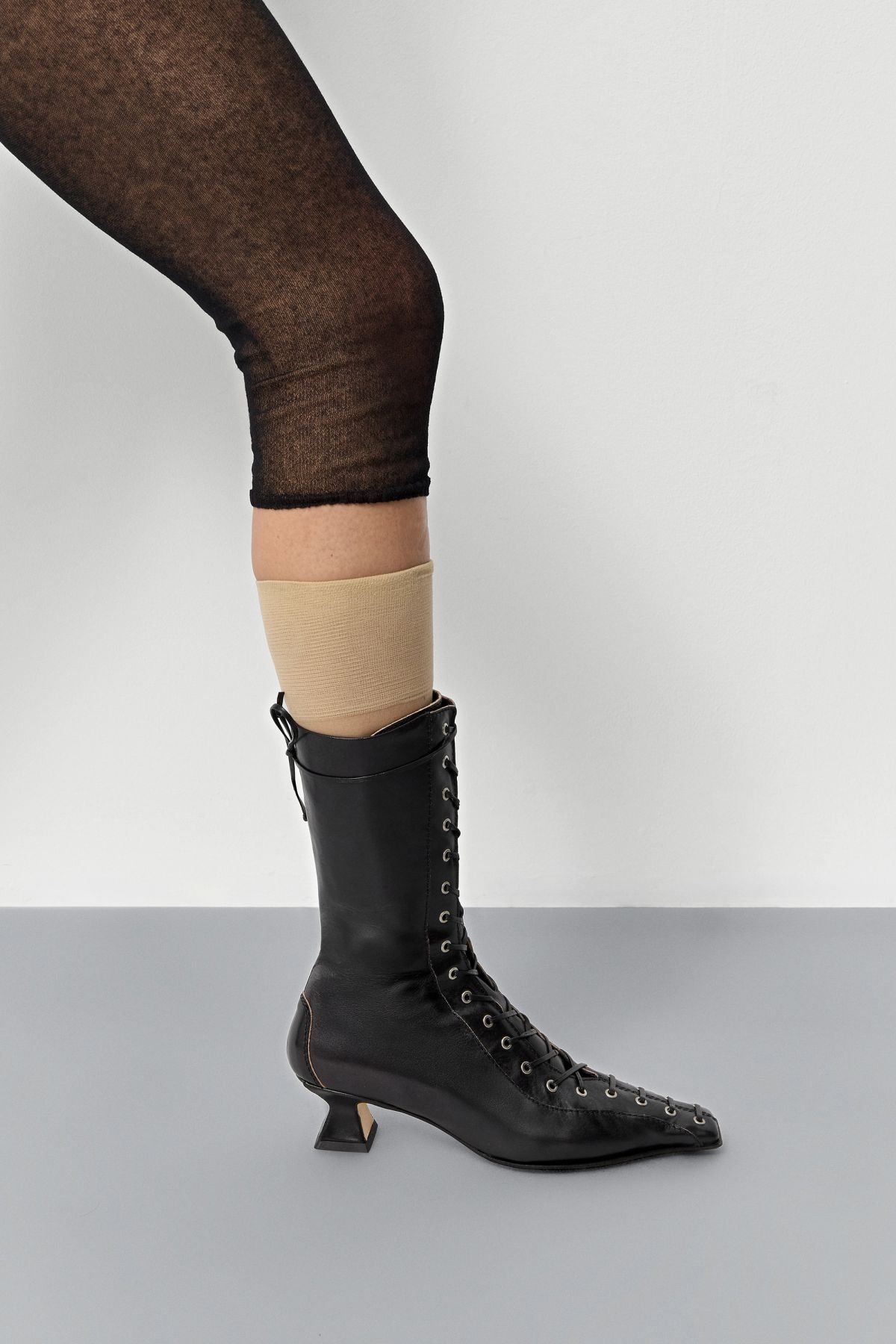 Emile Boots - Black Leather Lace
