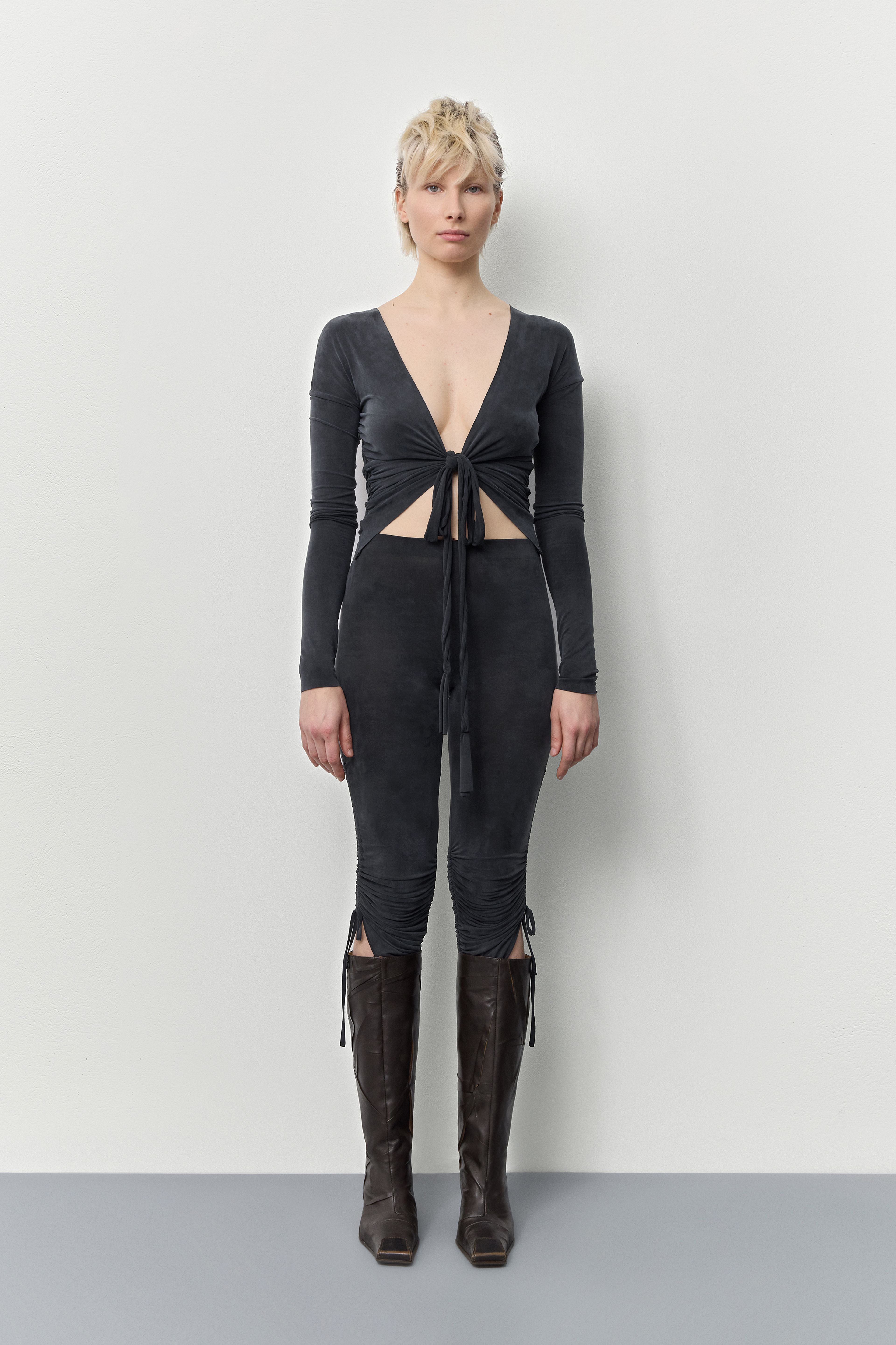 Ayleen Brown Tall Boots | Miista | Designed & Handmade in Europe