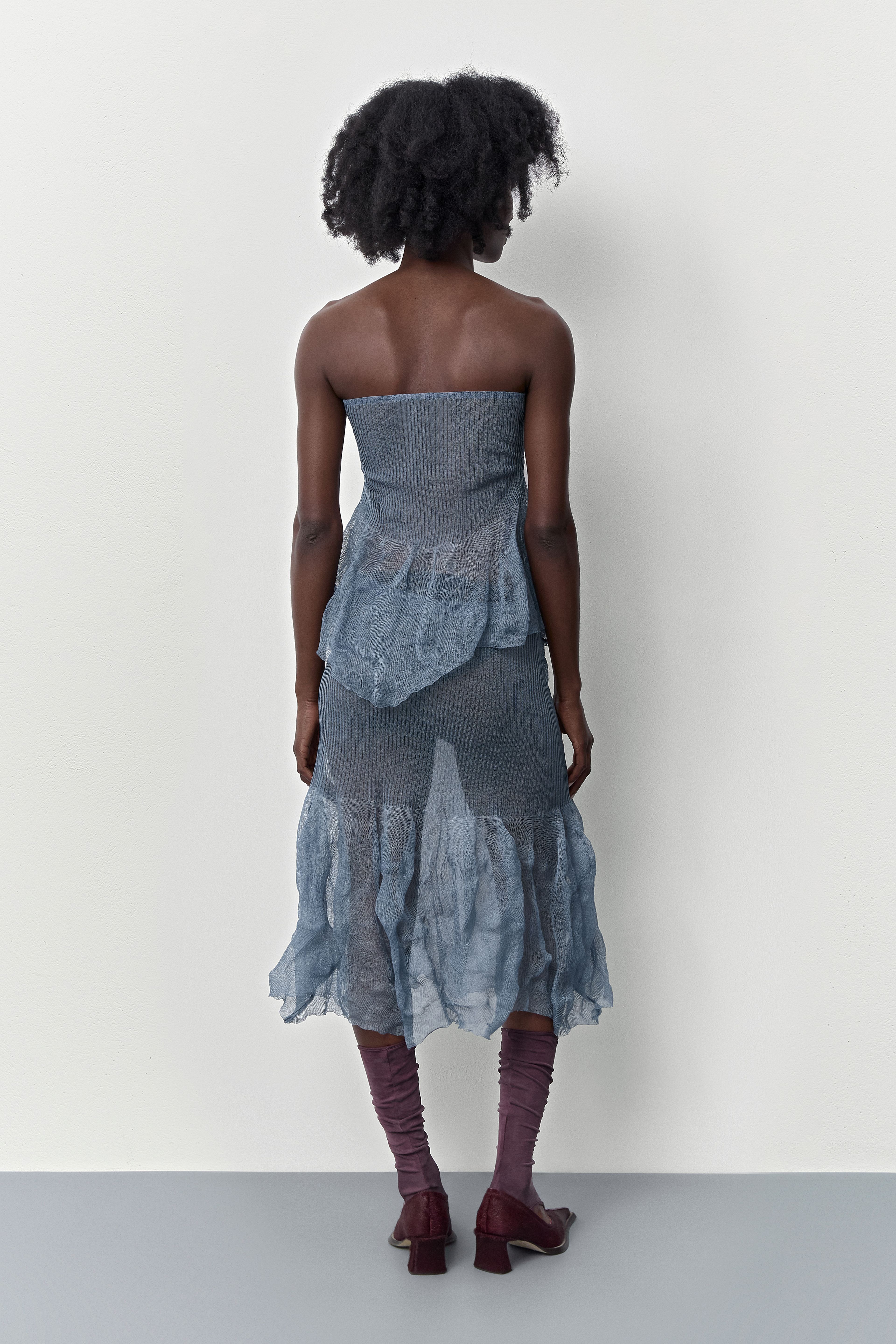 Felisa Teal Knit Top  | Miista | Designed & Handmade in Europe