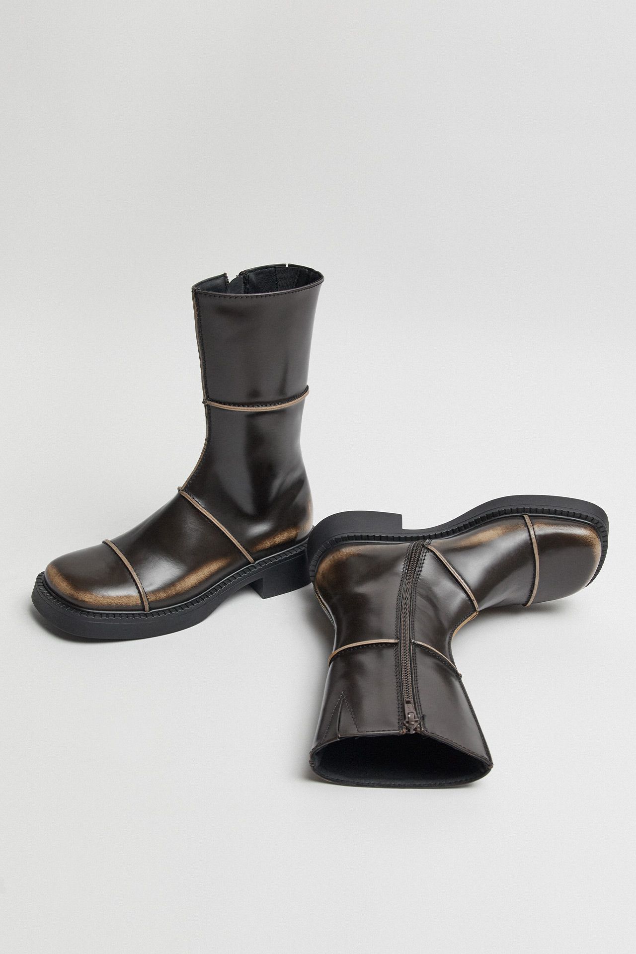 Dahlia Brown Boots | Miista