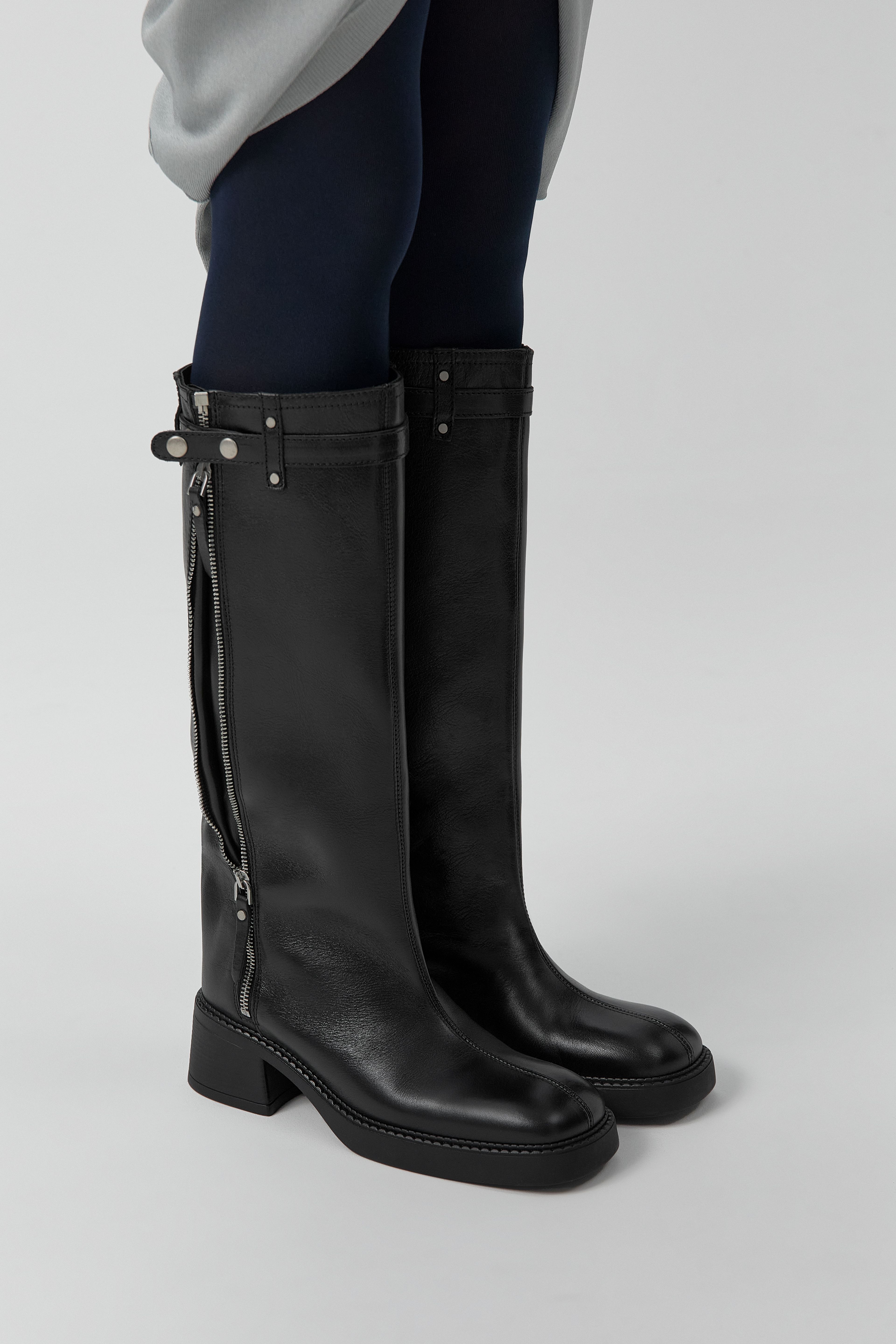 Izolda Boots - Black Leather | Miista | Designed & Handmade in Europe