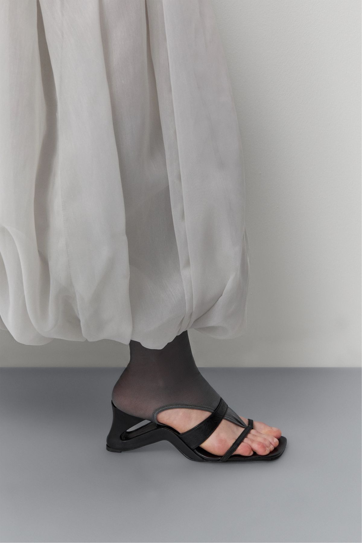 Samia Sandals - Black Leather | Miista