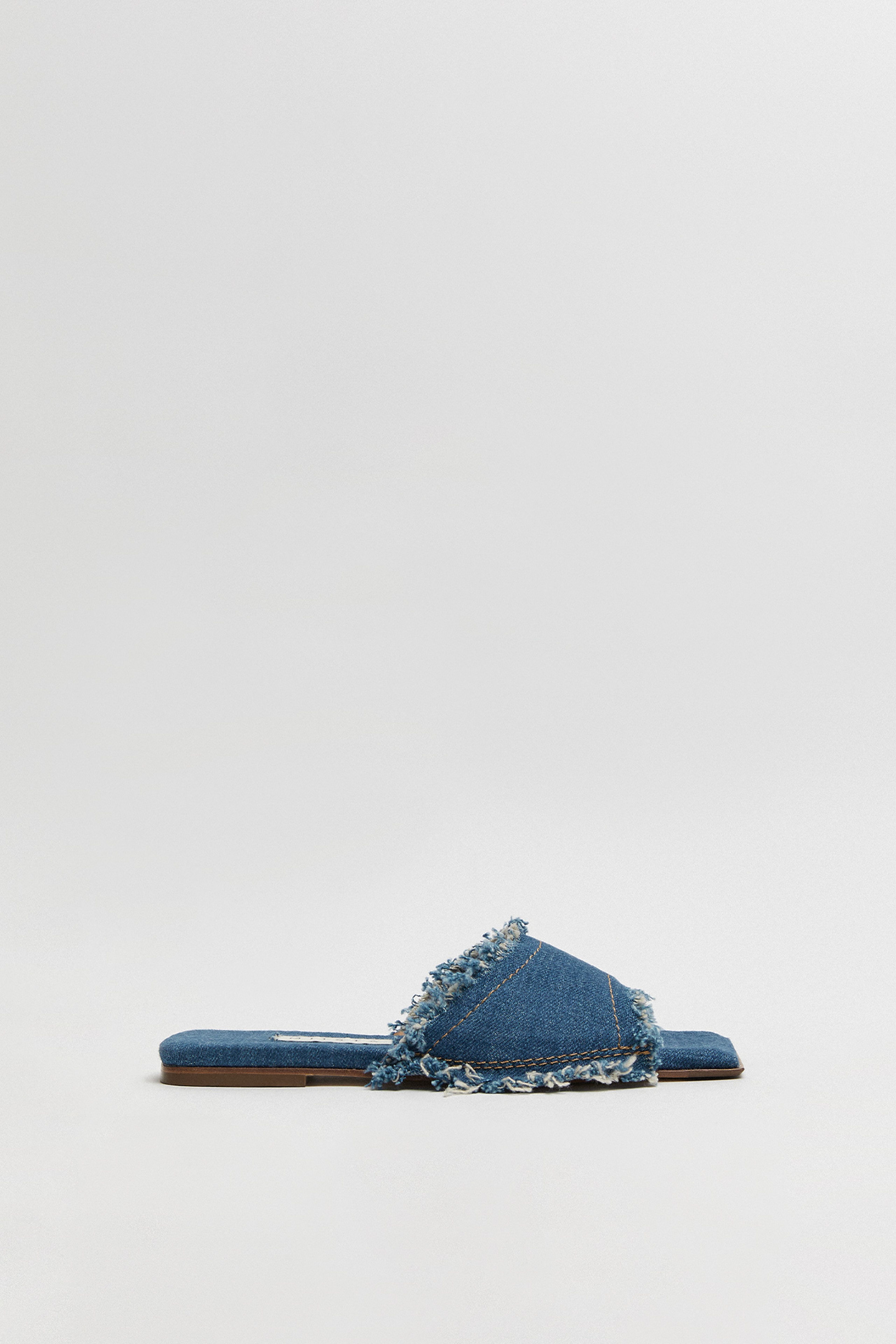 Candela Blue Denim Sandals | Miista Europe | Made in Portugal