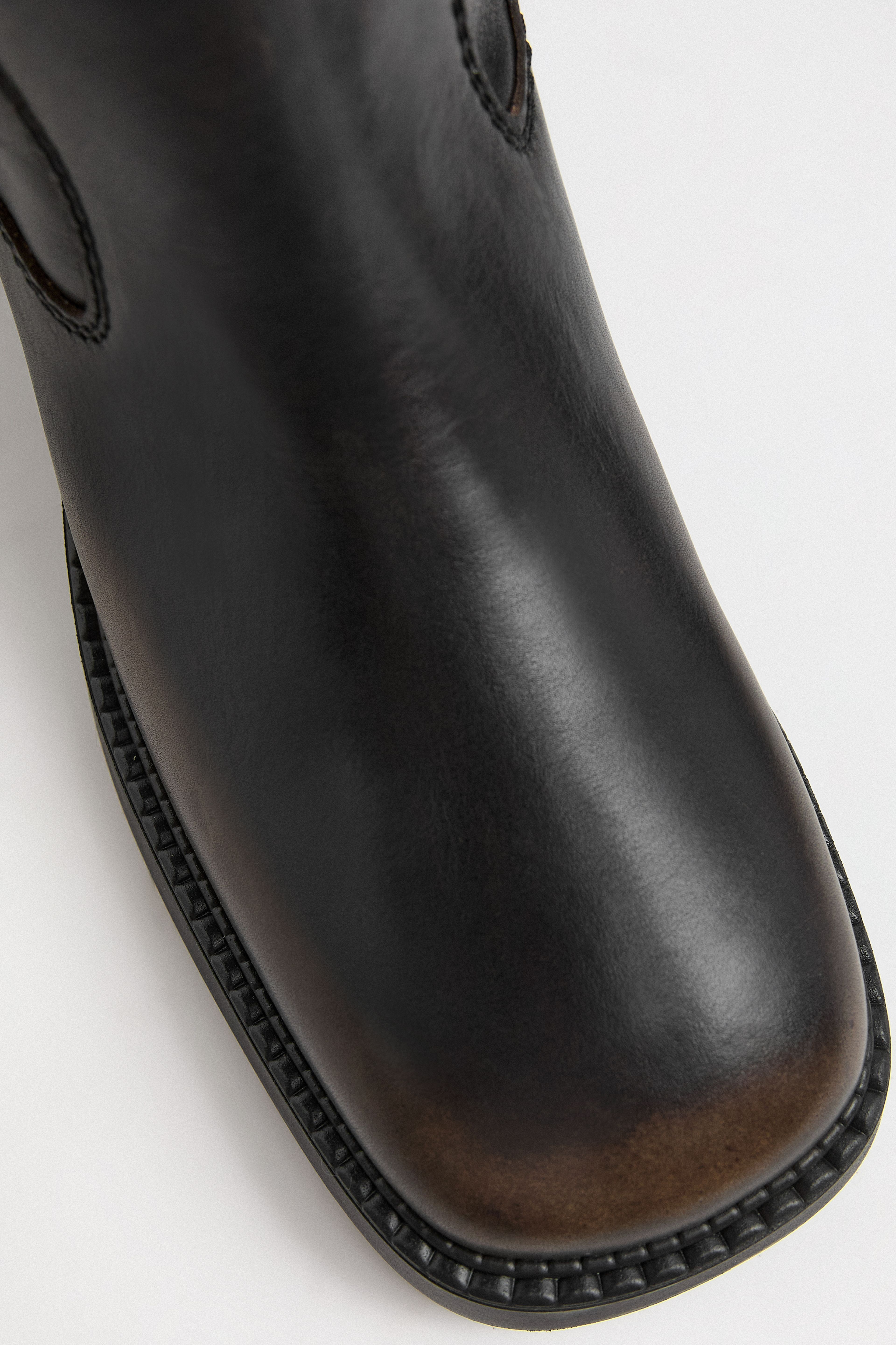 Inaya Boots - Brown Brush Off Leather | Miista | Designed & Handmade in Europe
