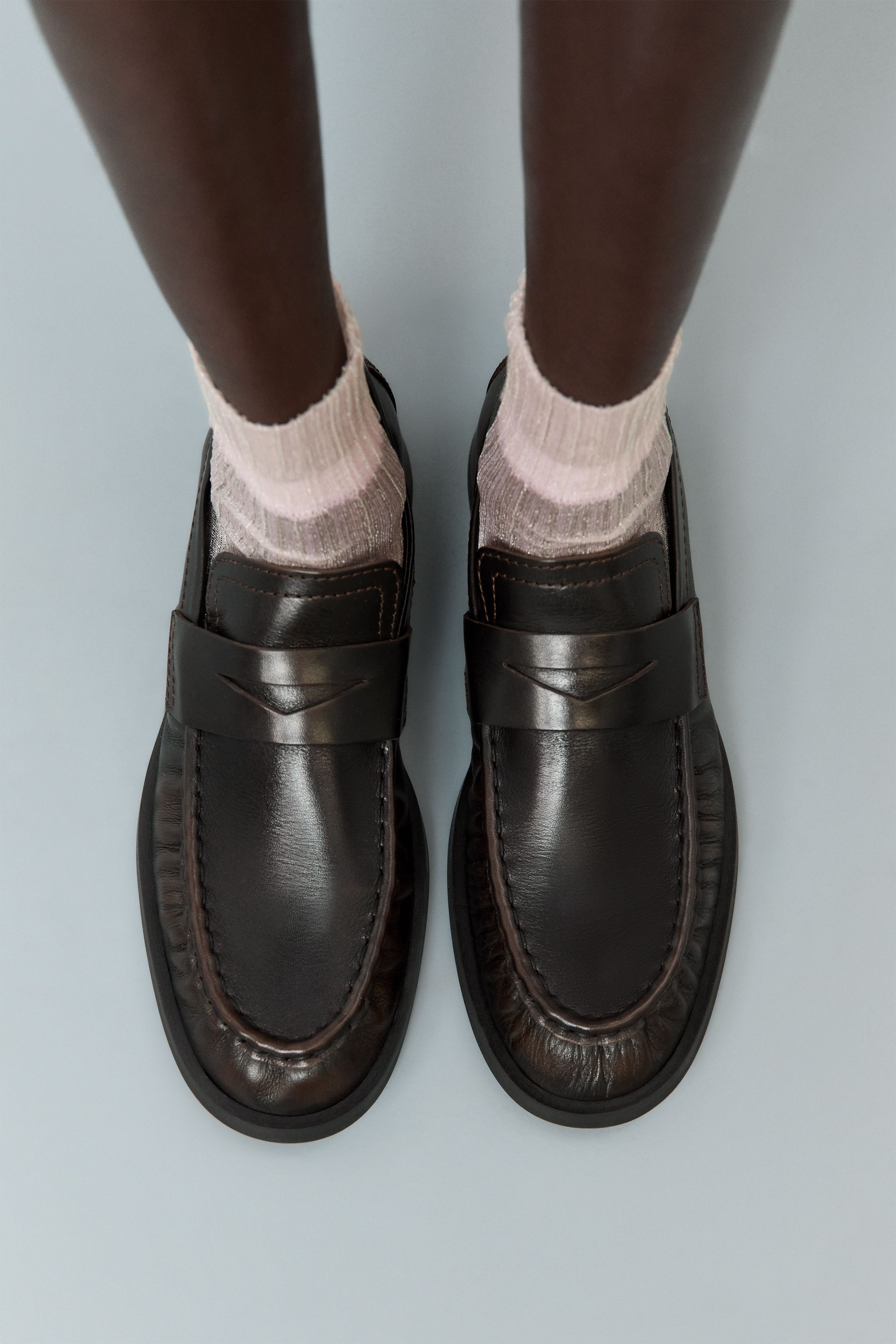 Zita Brown Black Moccasin Loafers | Designed & Handmade in Europe