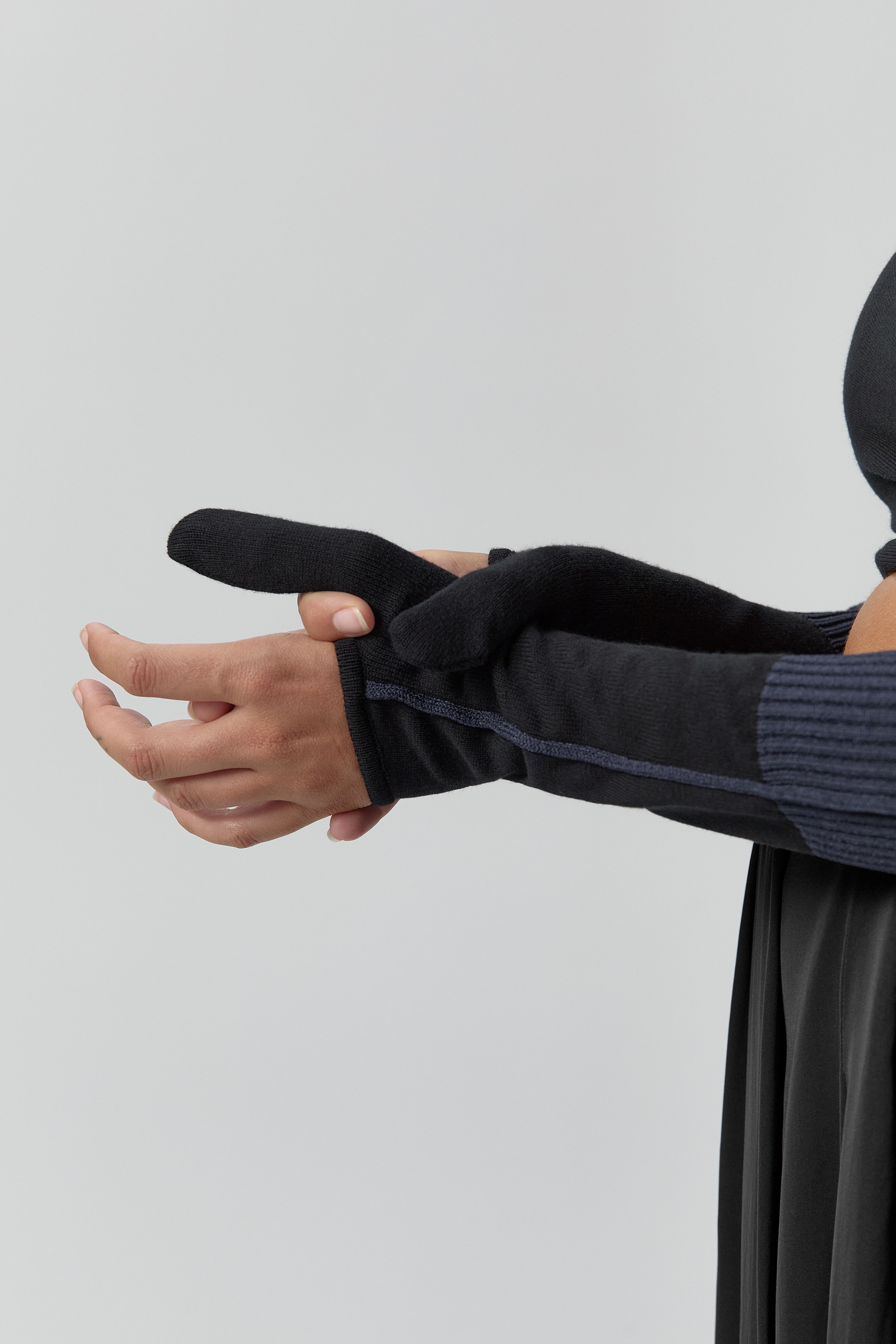 Riley Top - Black Extra Fine Merino Knit | Miista | Designed & Handmade in Europe