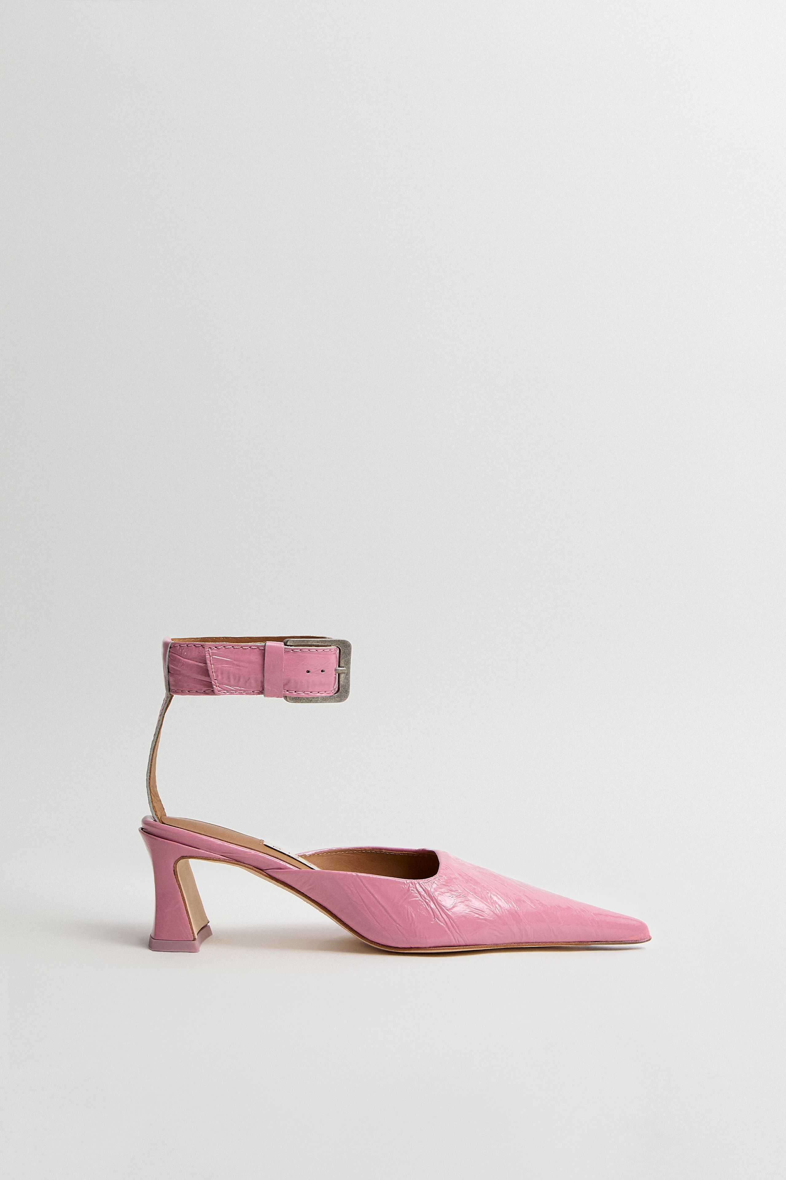 poirs mellowキャミ　ピンク Qori Sandals - Pink Patent Leather | Miista