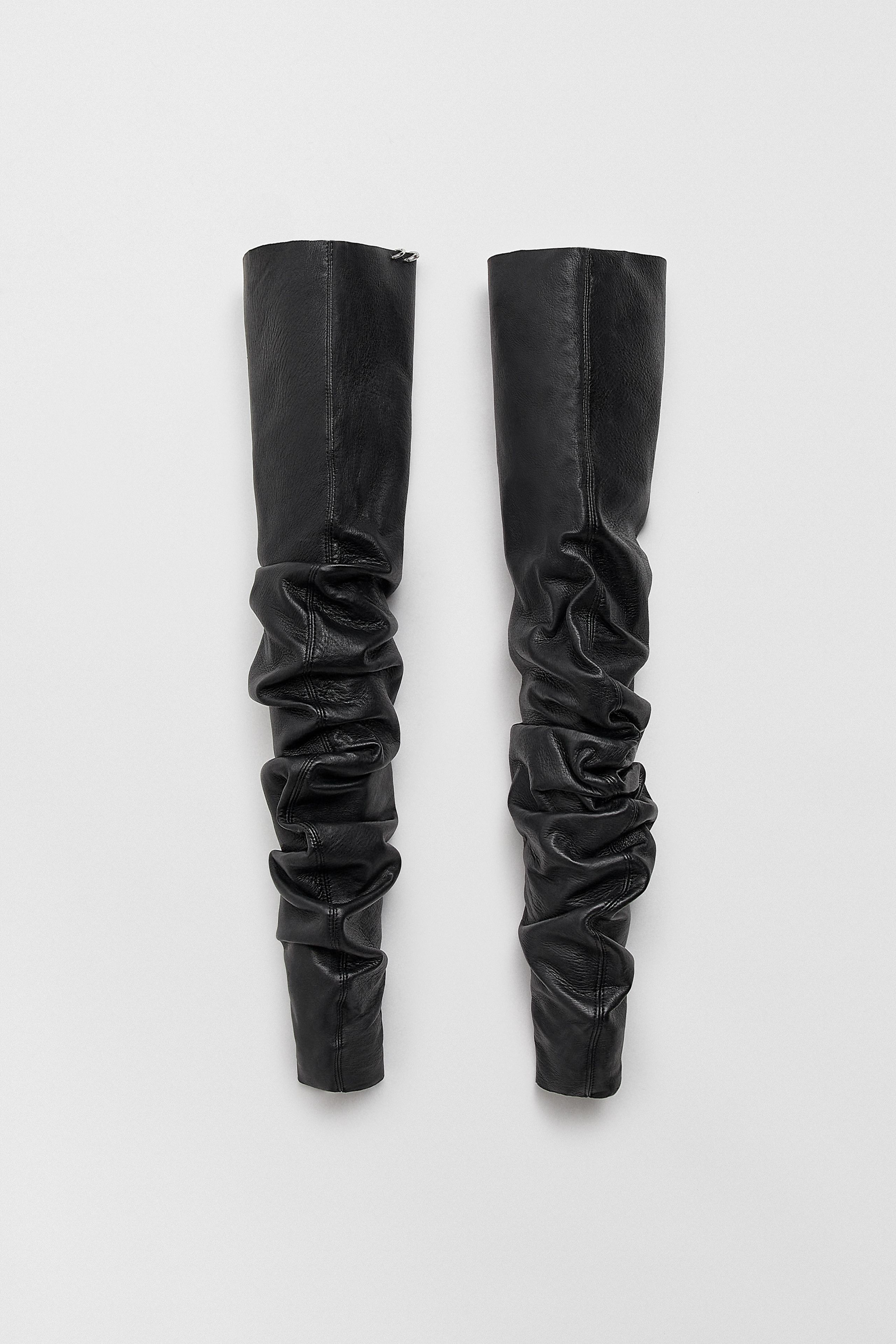 Phillys Black Leather Legs | Miista | Designed & Handmade in Europe