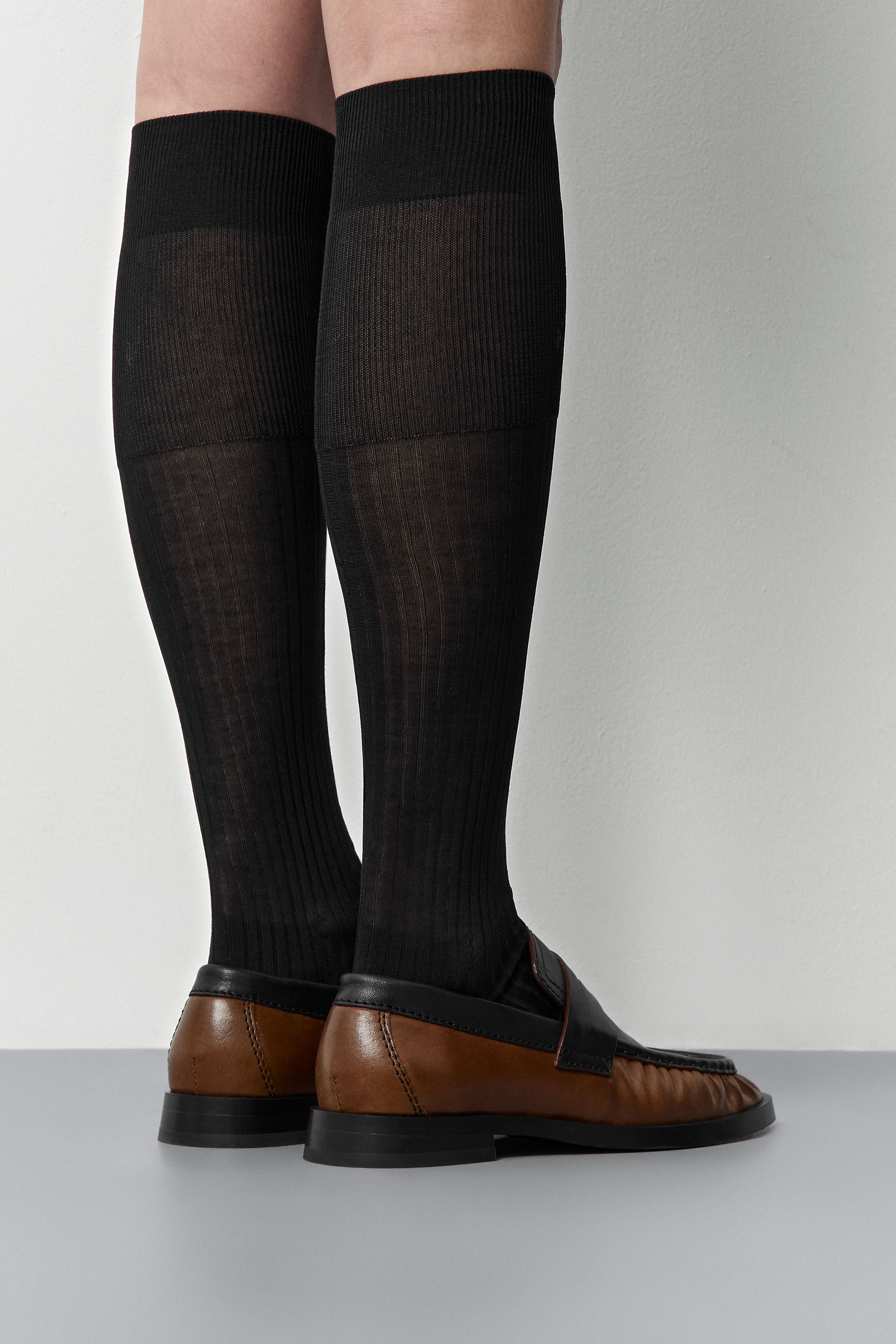 Zita Loafers - Tan Black Leather | Miista | Designed & Handmade in Europe