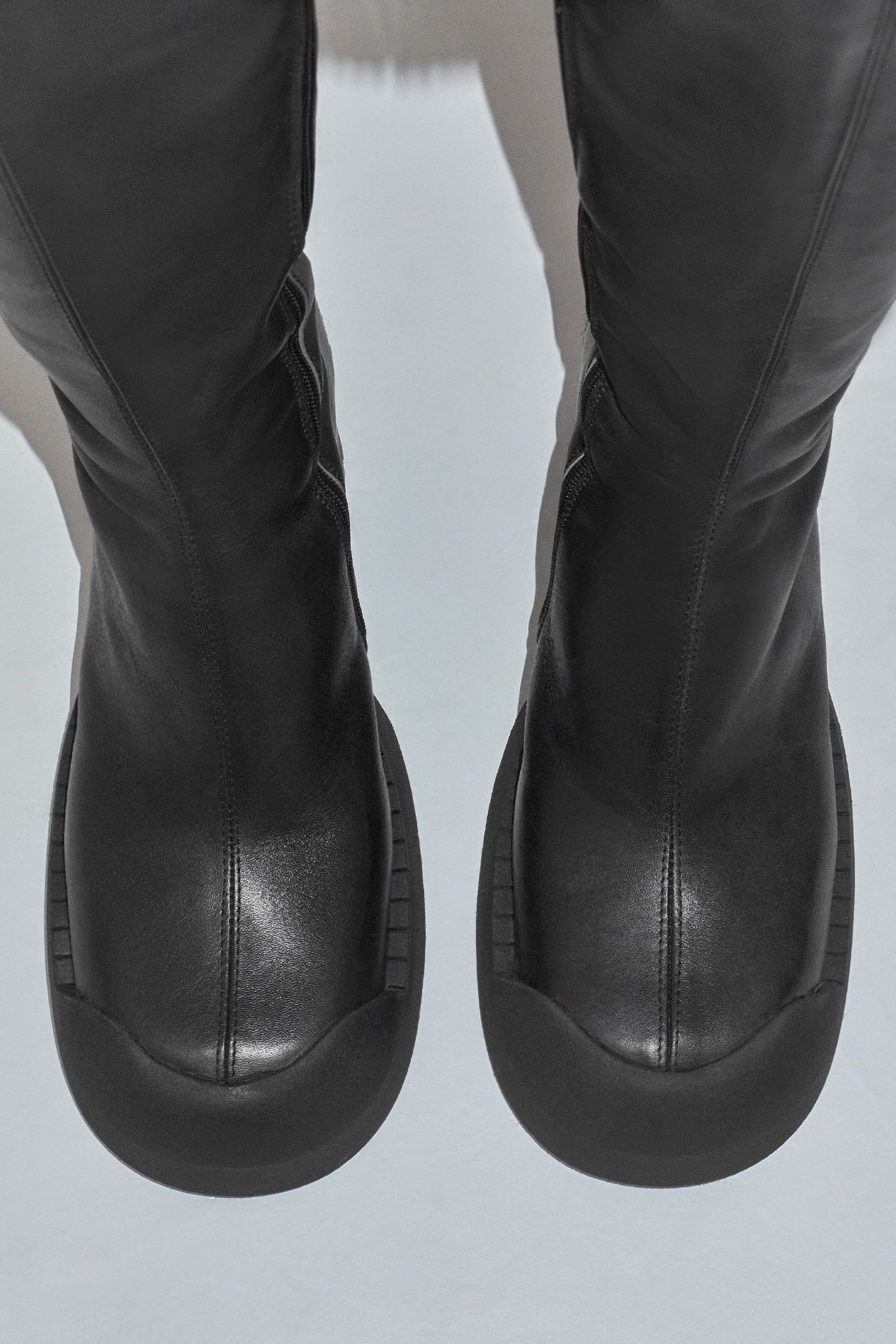 Gesa Black Tall Boots | Miista