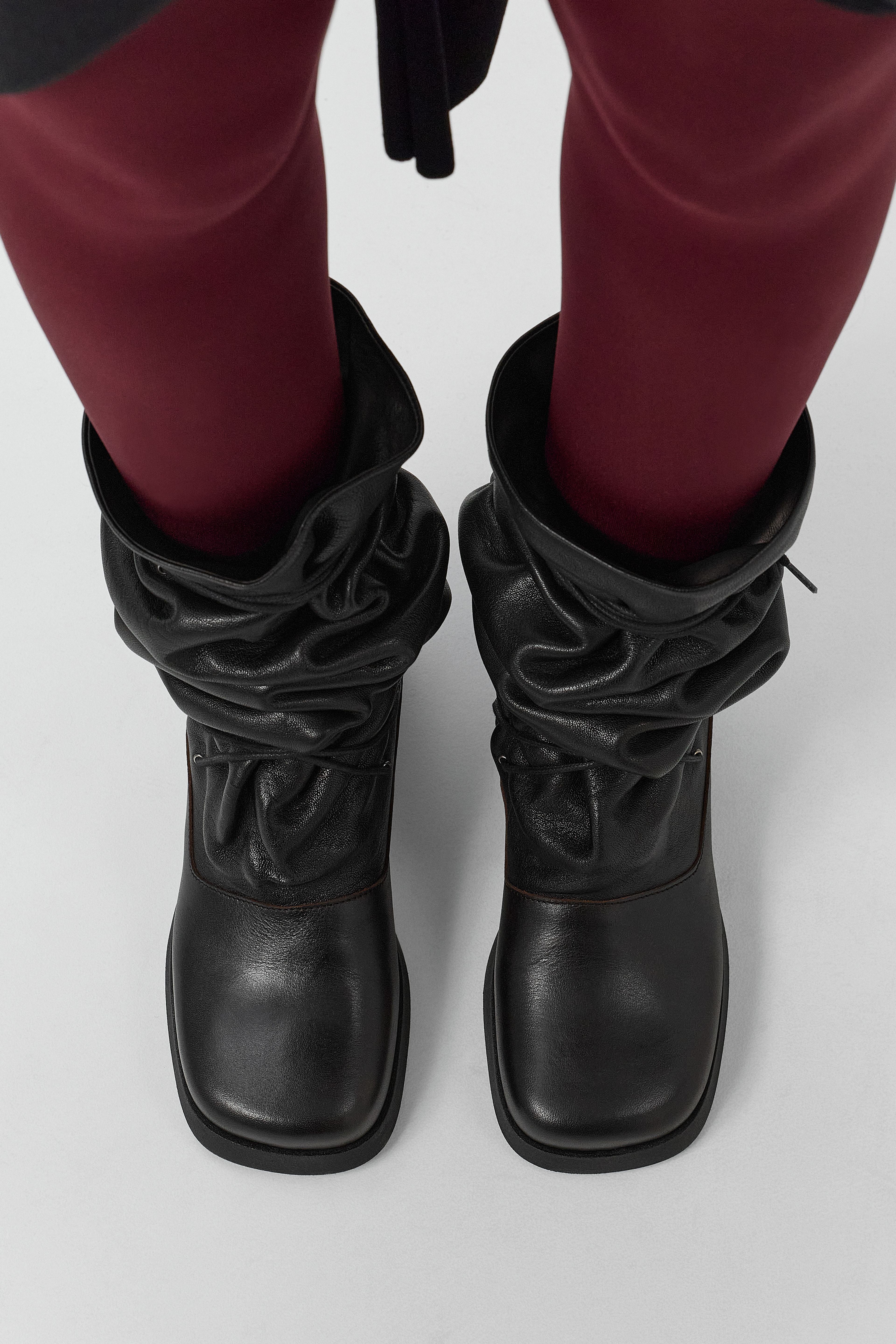 Alida Boots - Black Leather| Miista | Designed & Handmade in Europe
