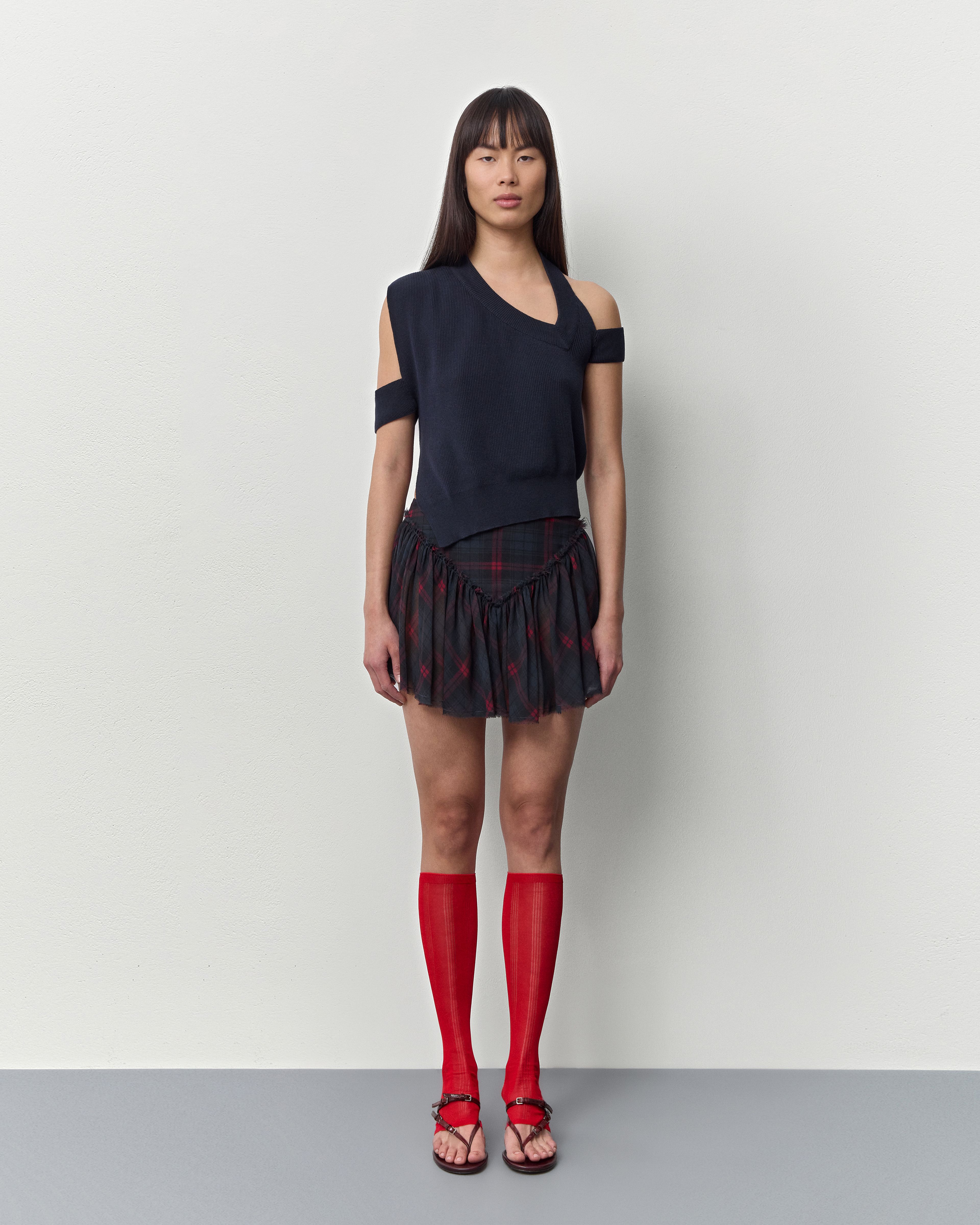 Abisai Burgundy Mini Buckled Sandals | Miista | Designed & Handmade in Europe