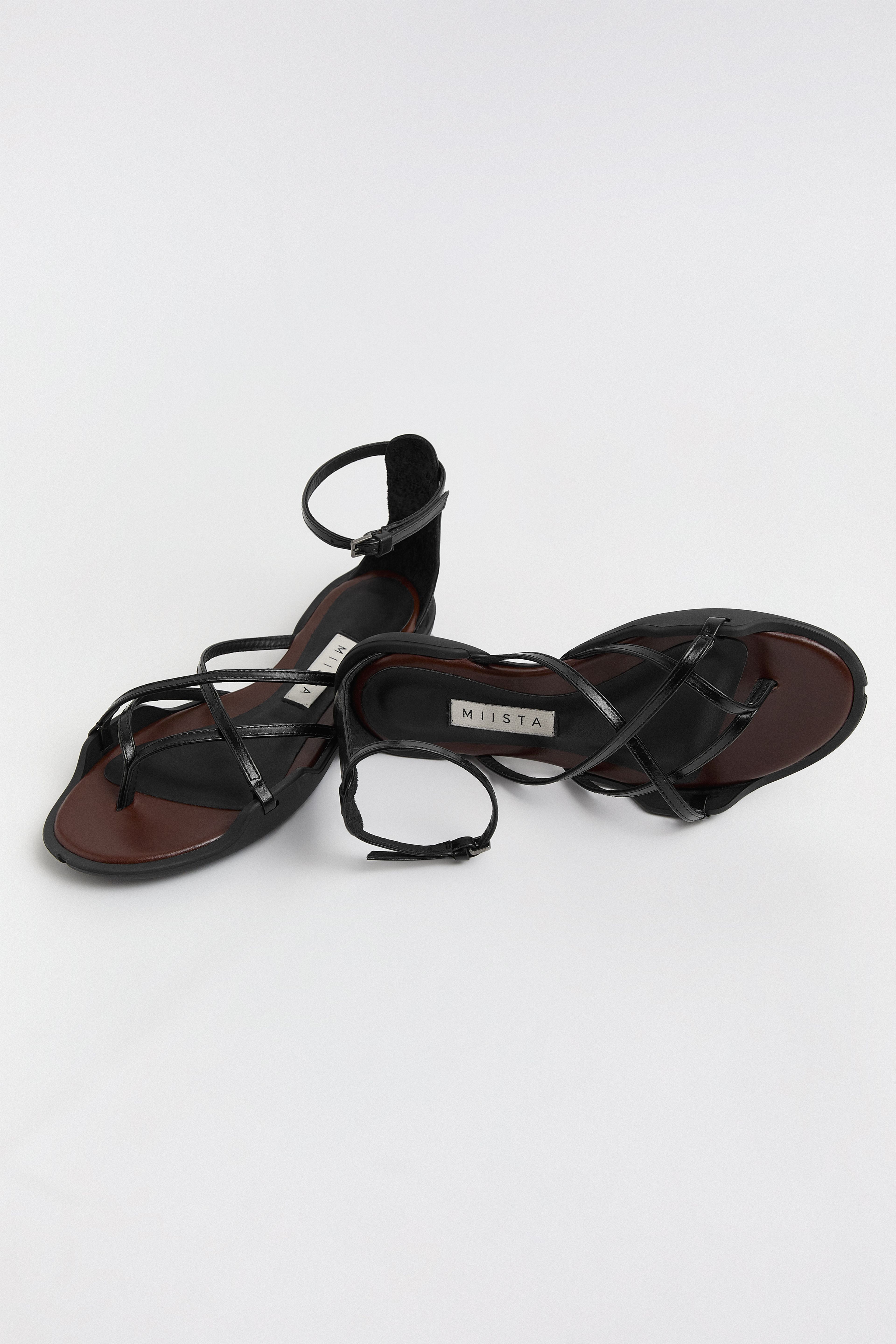 Roje Black Sandals | Miista | Designed & Handmade in Europe